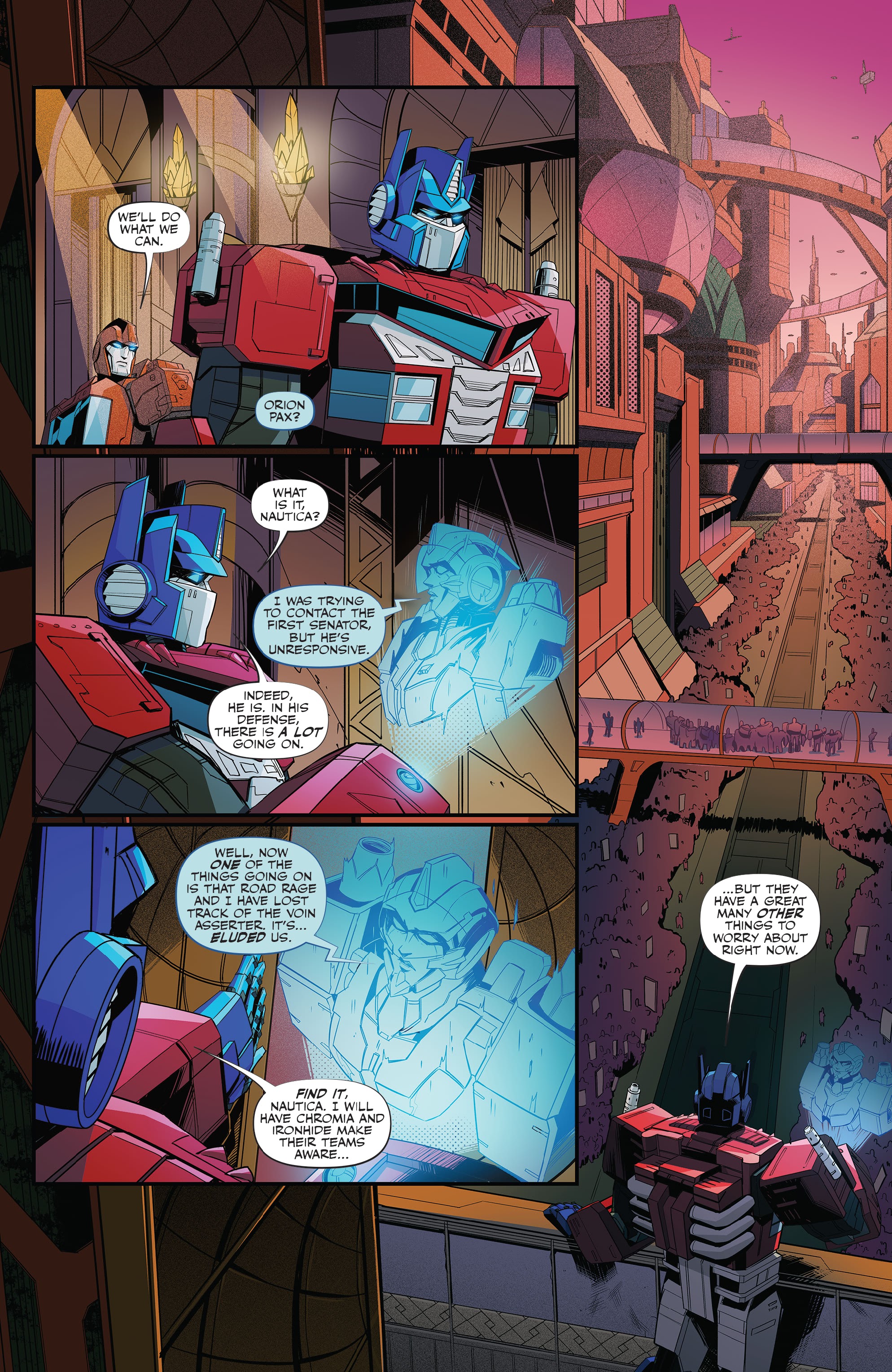 Read online Transformers (2019) comic -  Issue #22 - 14