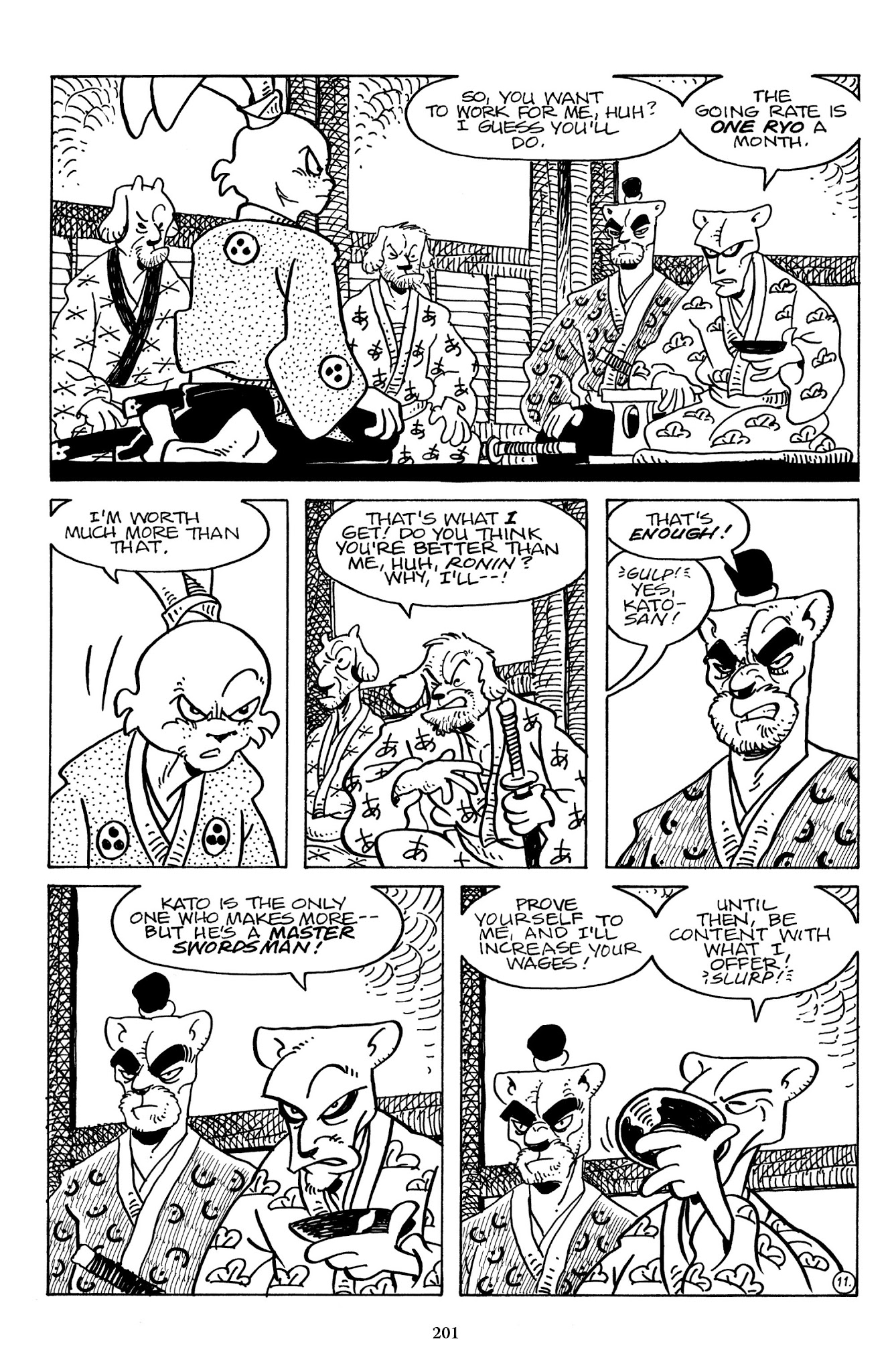 Read online The Usagi Yojimbo Saga comic -  Issue # TPB 7 - 196