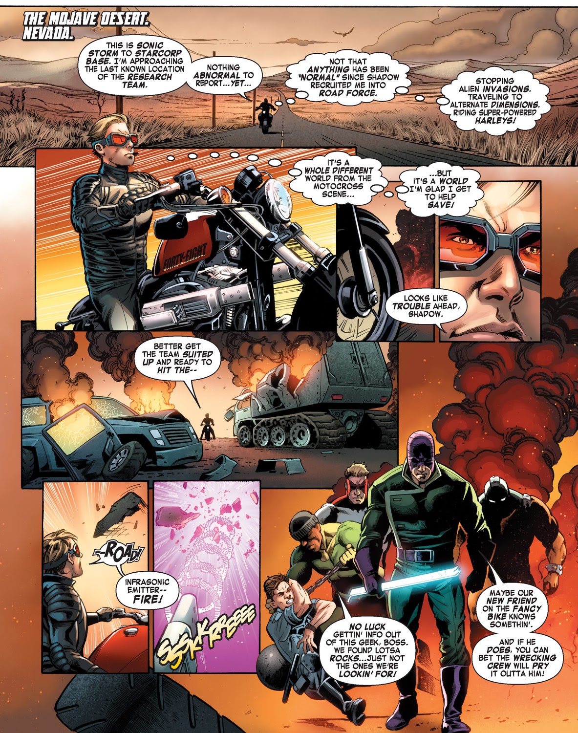 Read online Road Force: Wrecked & Ruined comic -  Issue # Full - 3