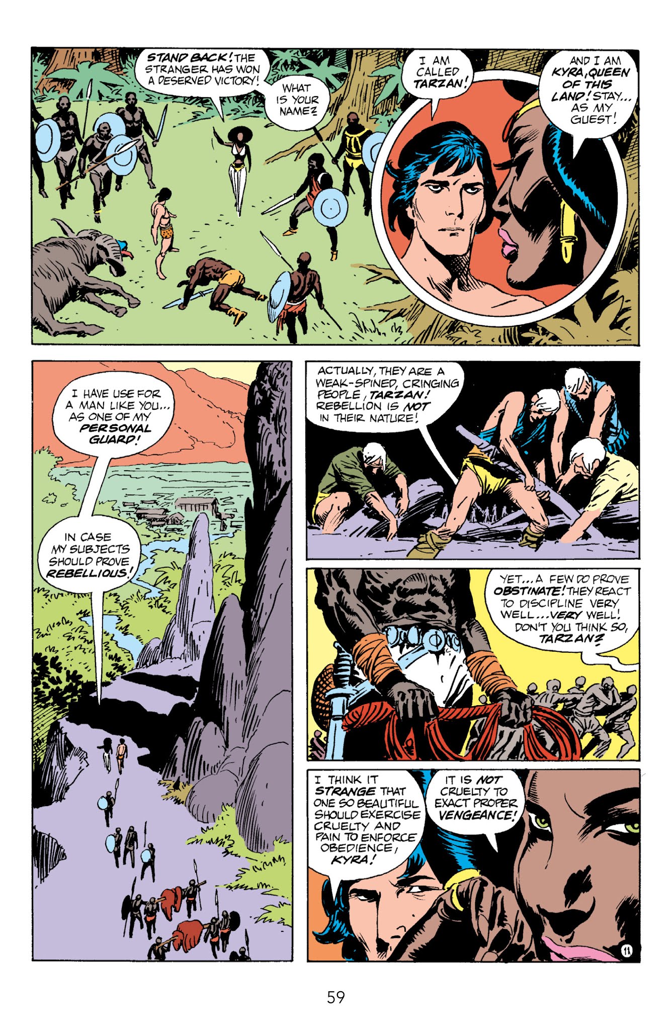 Read online Edgar Rice Burroughs' Tarzan The Joe Kubert Years comic -  Issue # TPB 2 (Part 1) - 60