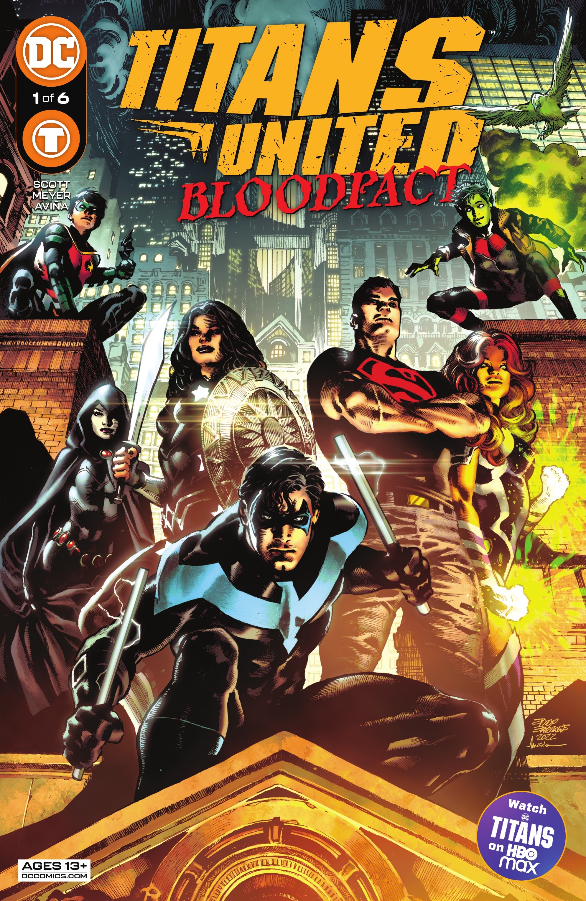 Read online Titans United: Bloodpact comic -  Issue #1 - 1