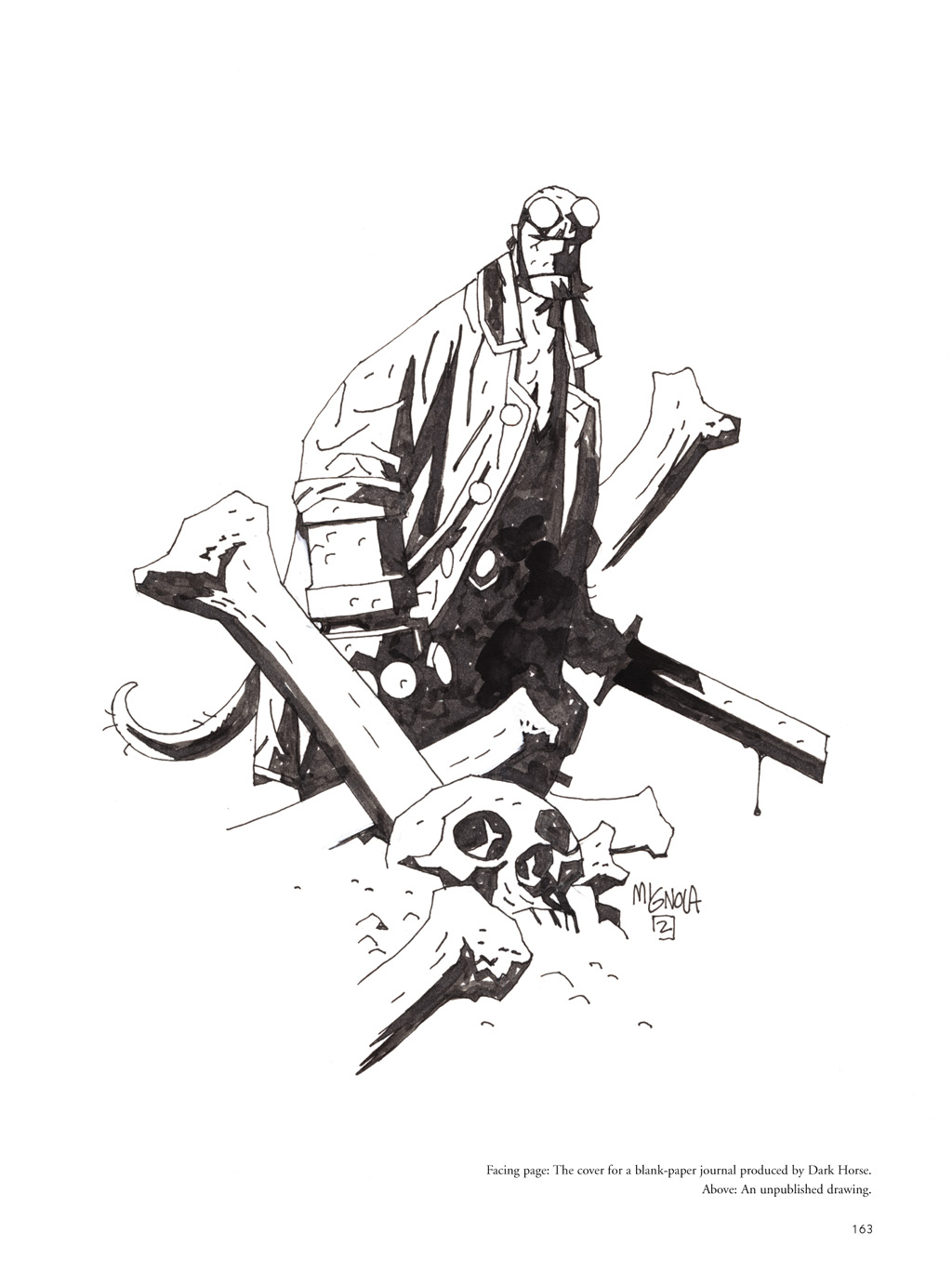 Read online The Art of Hellboy comic -  Issue # TPB - 164