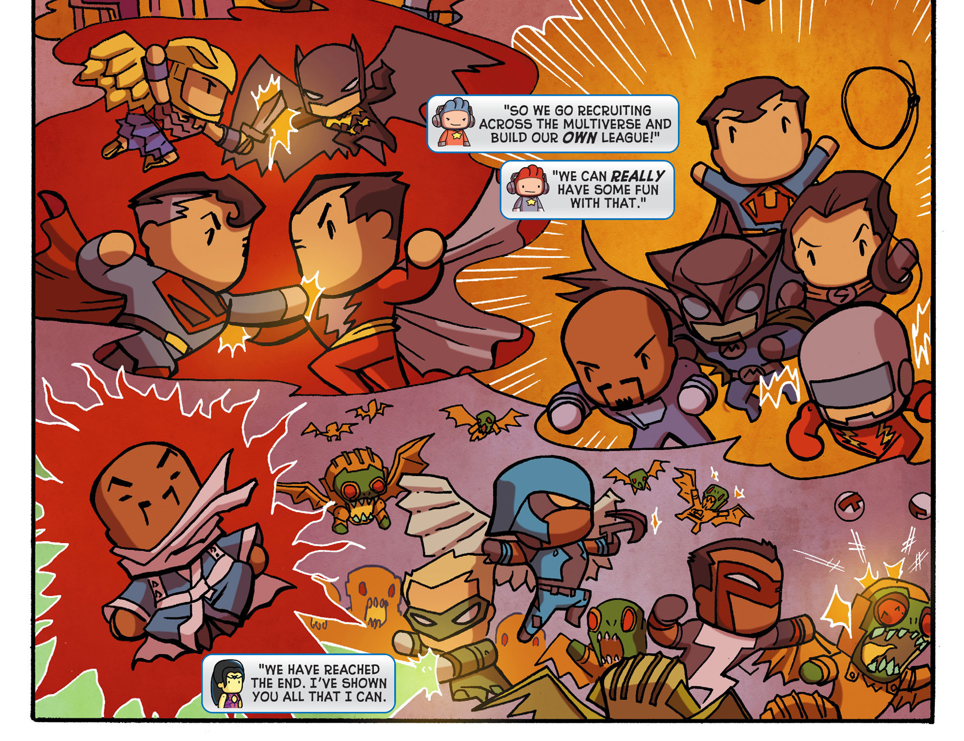 Read online Scribblenauts Unmasked: A Crisis of Imagination comic -  Issue #16 - 20