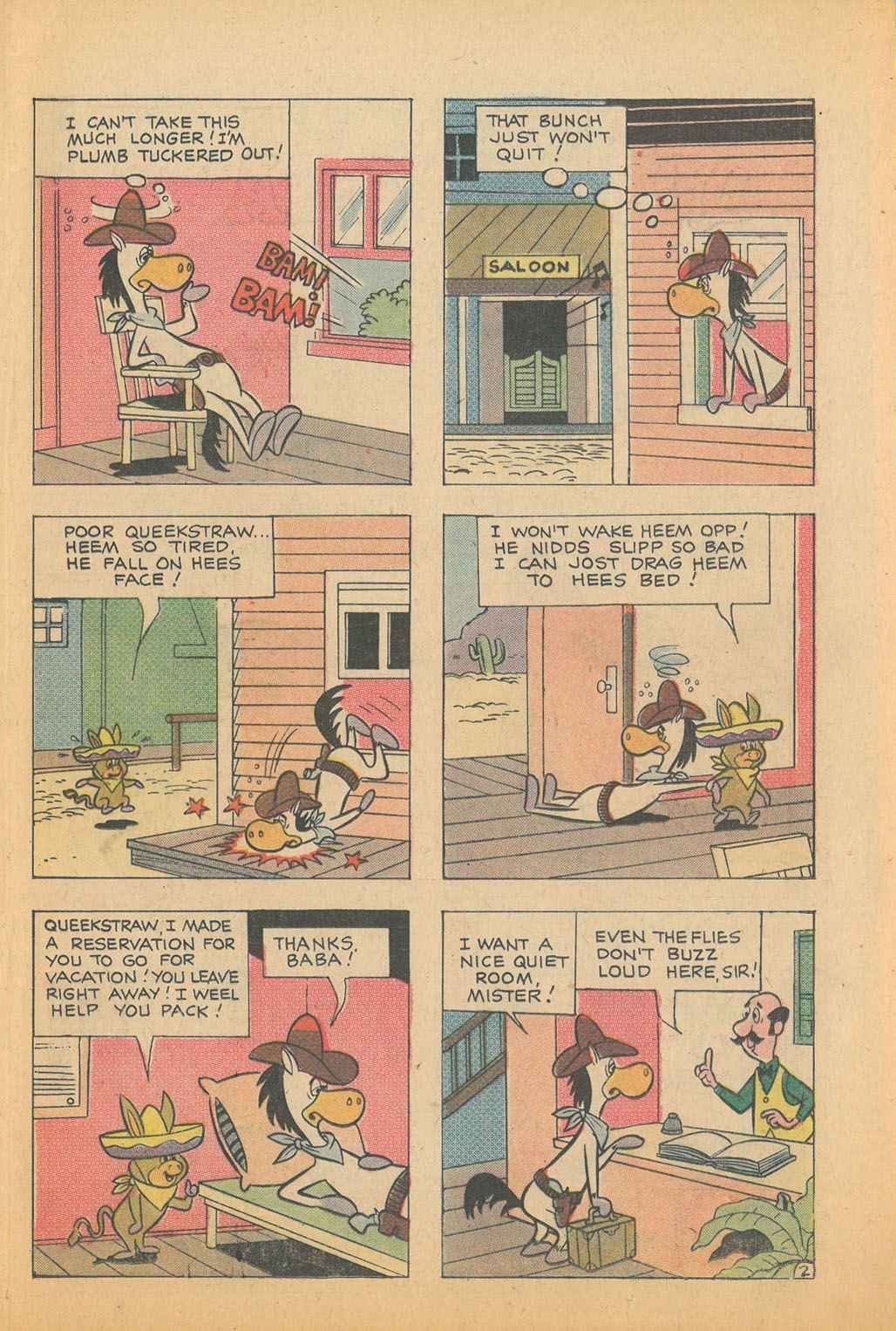 Read online Quick Draw McGraw comic -  Issue #7 - 19