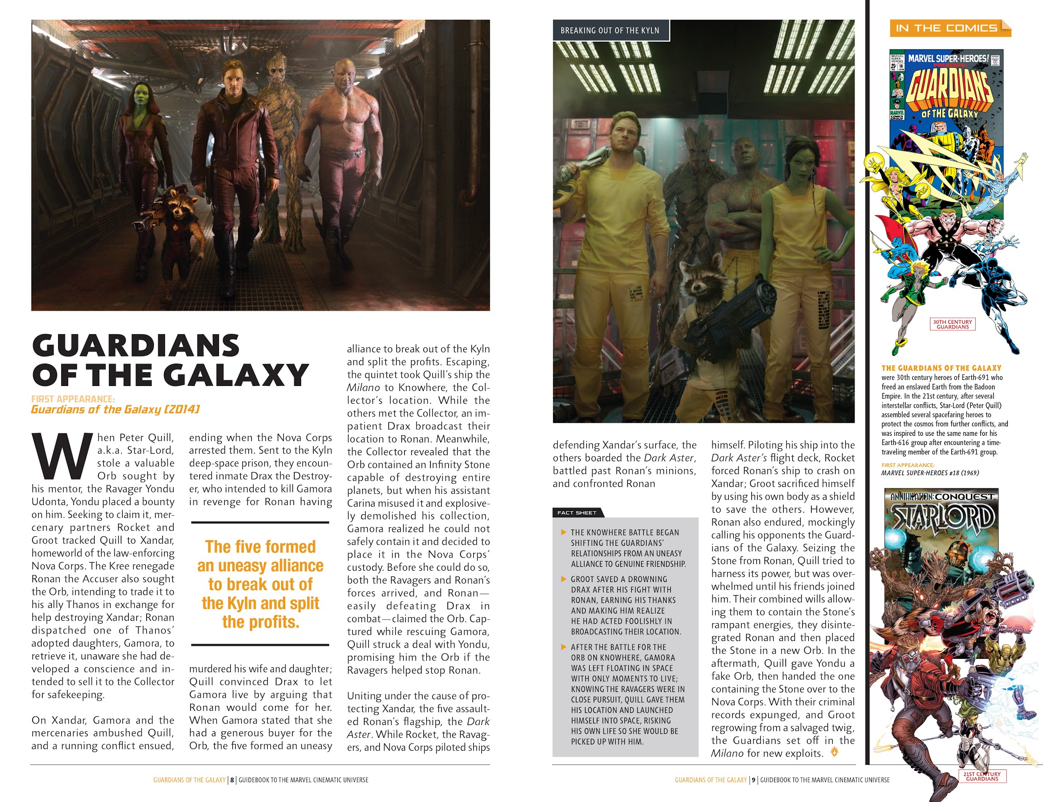 Read online Guidebook to the Marvel Cinematic Universe - Marvel's Guardians of the Galaxy comic -  Issue # Full - 7