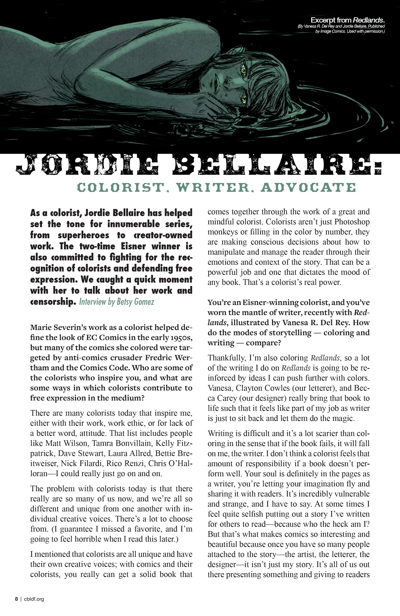 Read online CBLDF Defender (2018) comic -  Issue #1 - 8