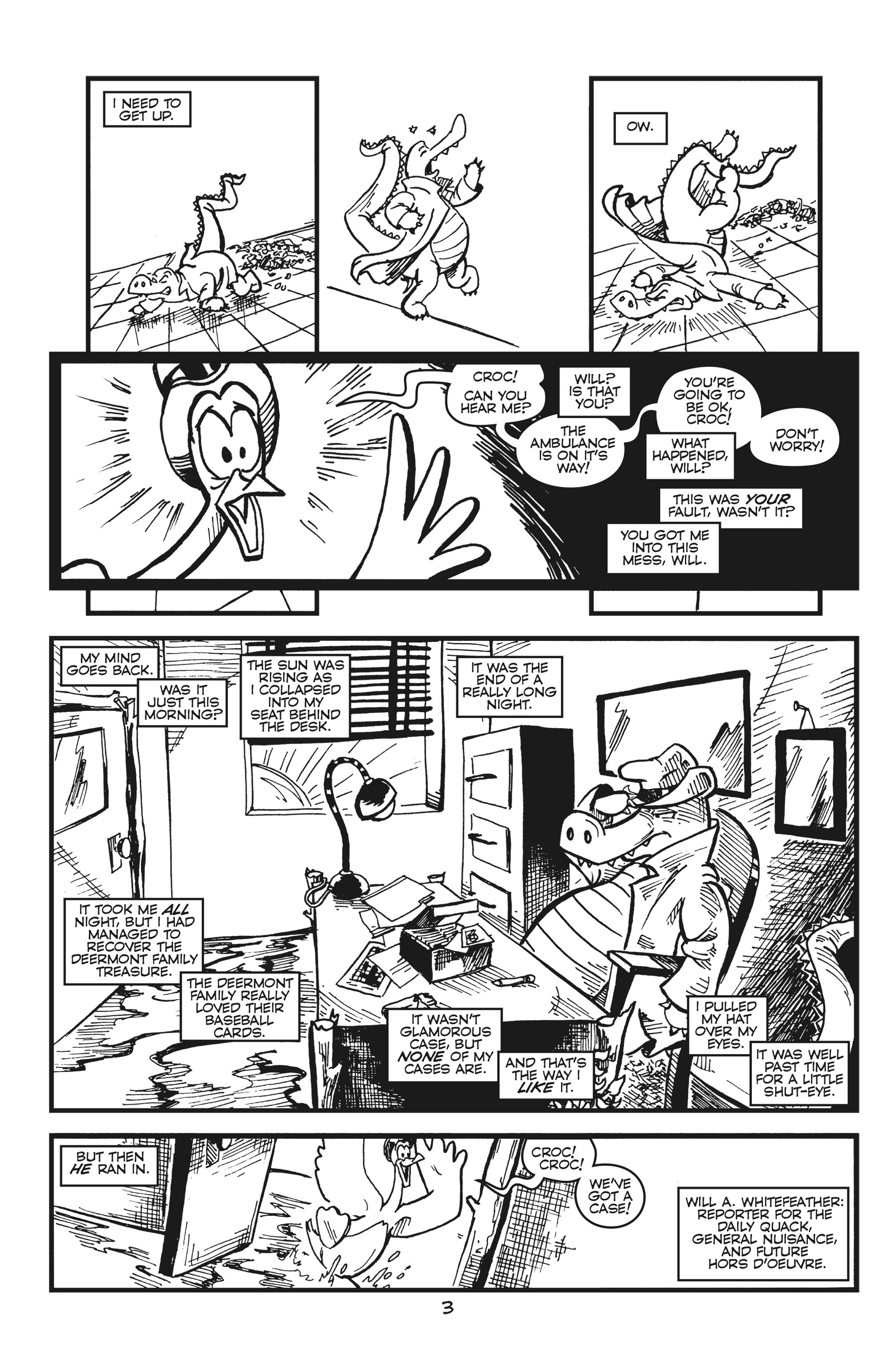 Read online Charlie Croc: Private Eye comic -  Issue #3 - 5