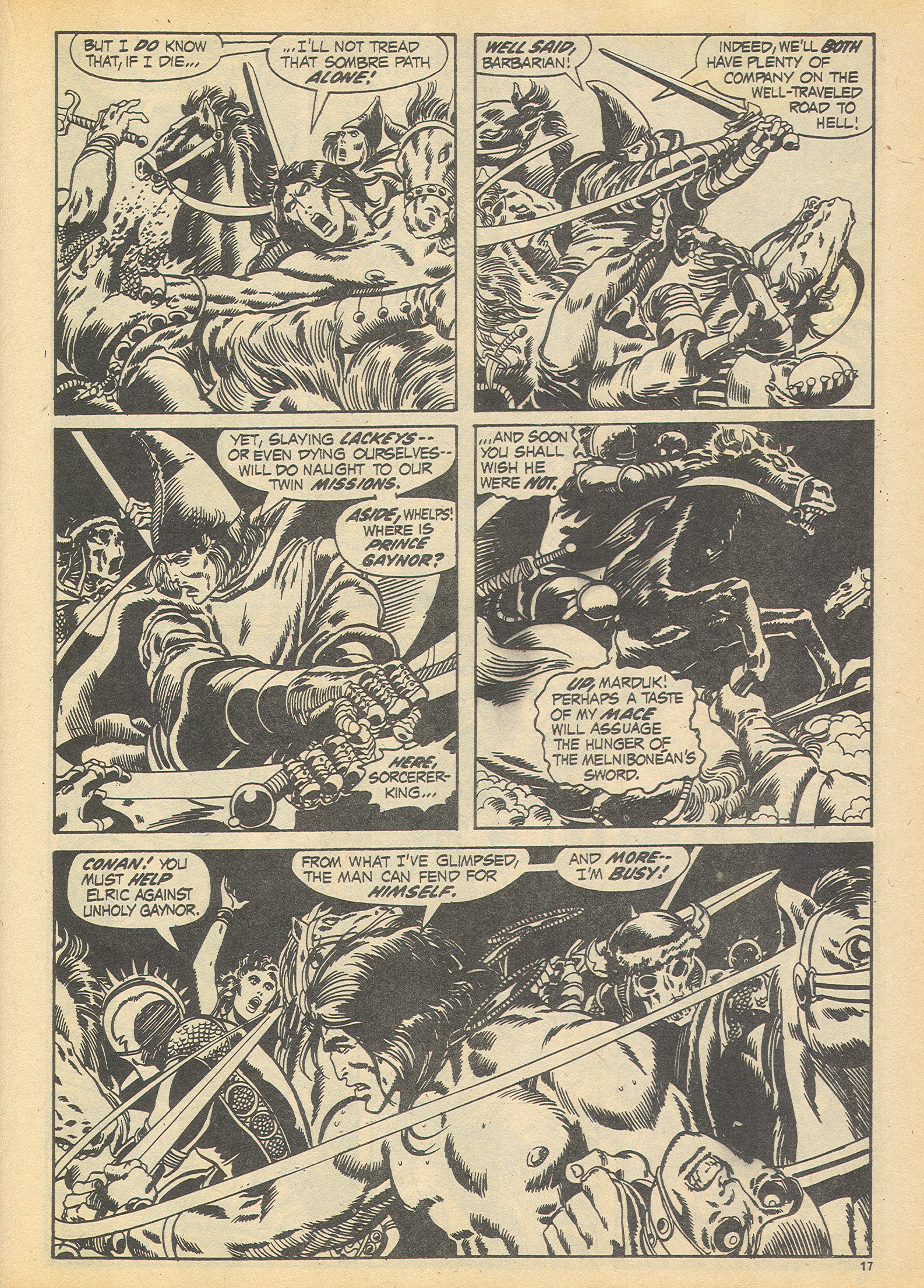 Read online The Savage Sword of Conan (1975) comic -  Issue #15 - 17