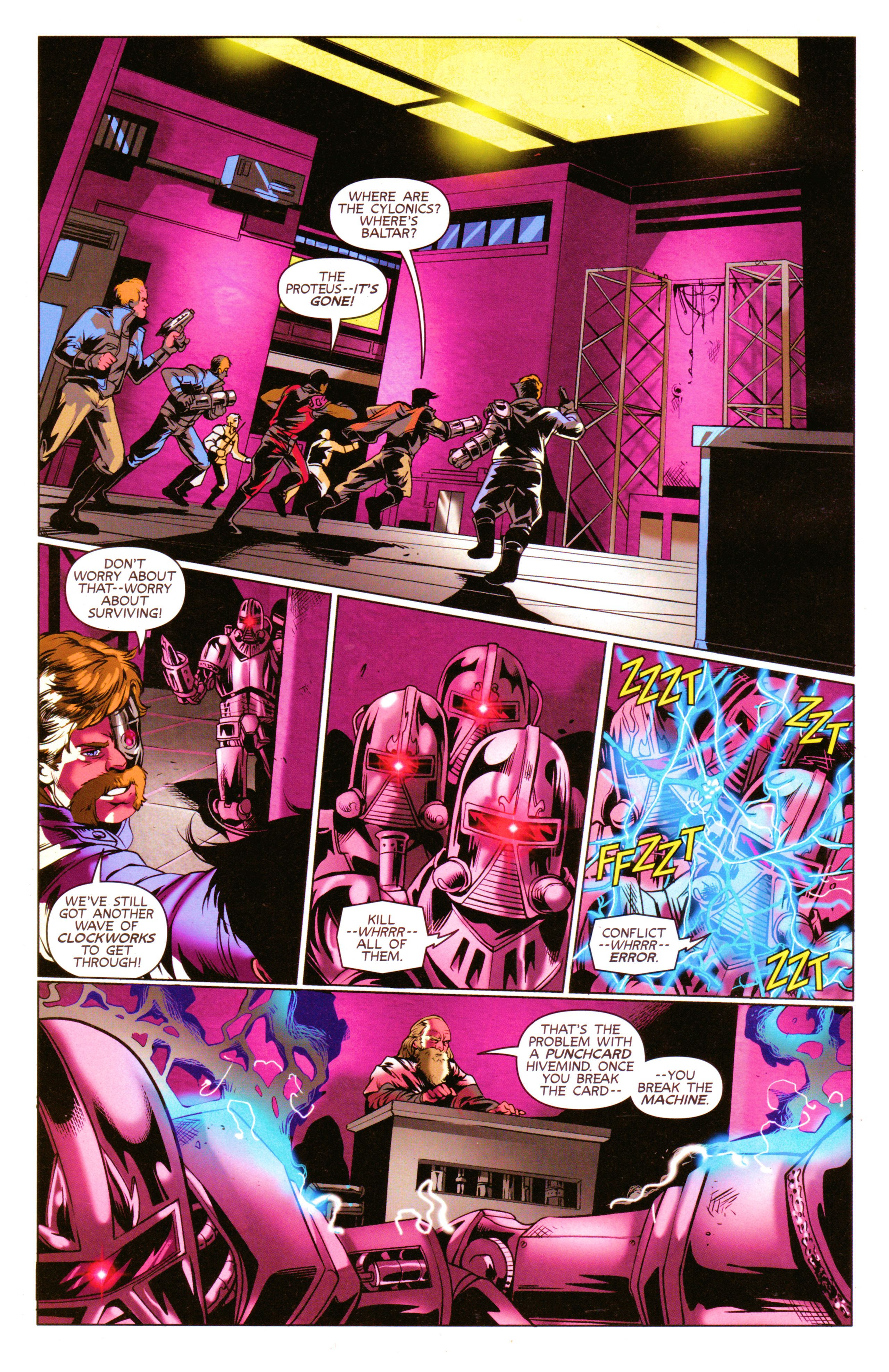 Read online Steampunk Battlestar Galactica 1880 comic -  Issue #2 - 21