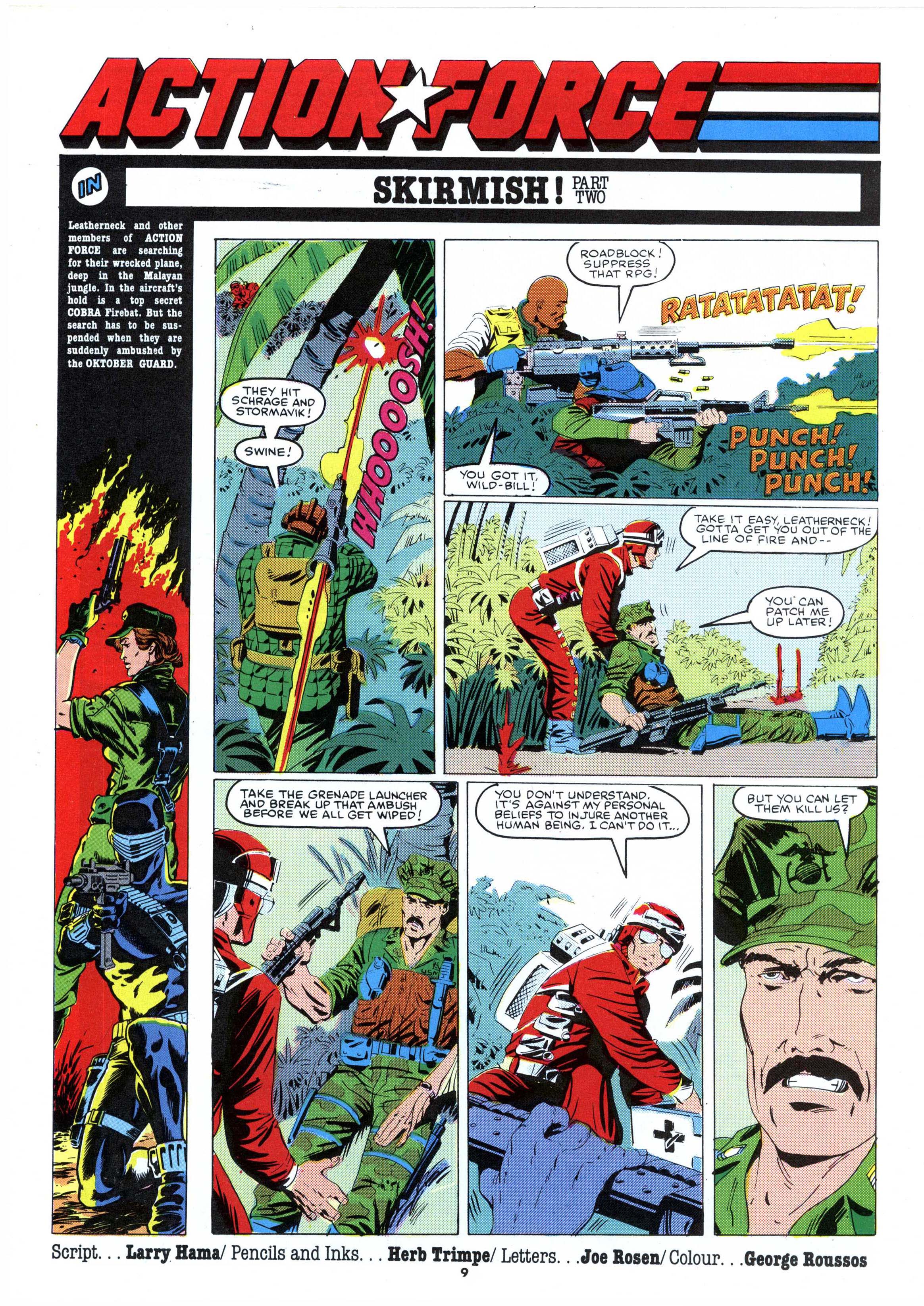 Read online Action Force comic -  Issue #8 - 9