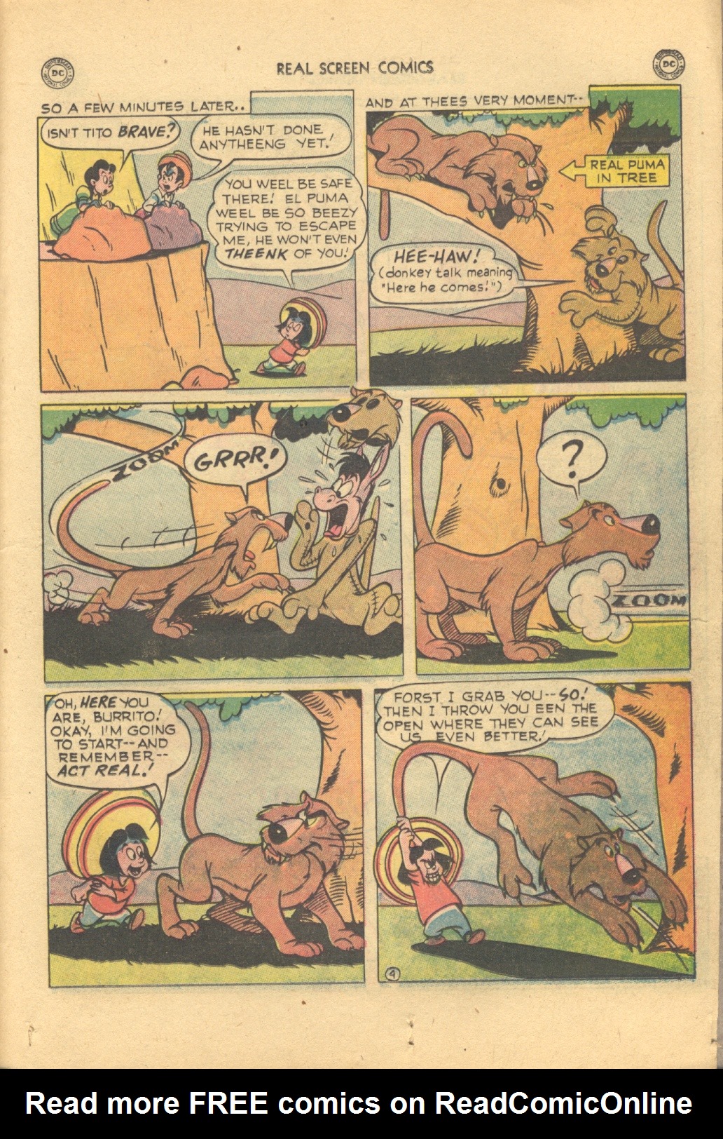 Read online Real Screen Comics comic -  Issue #33 - 33