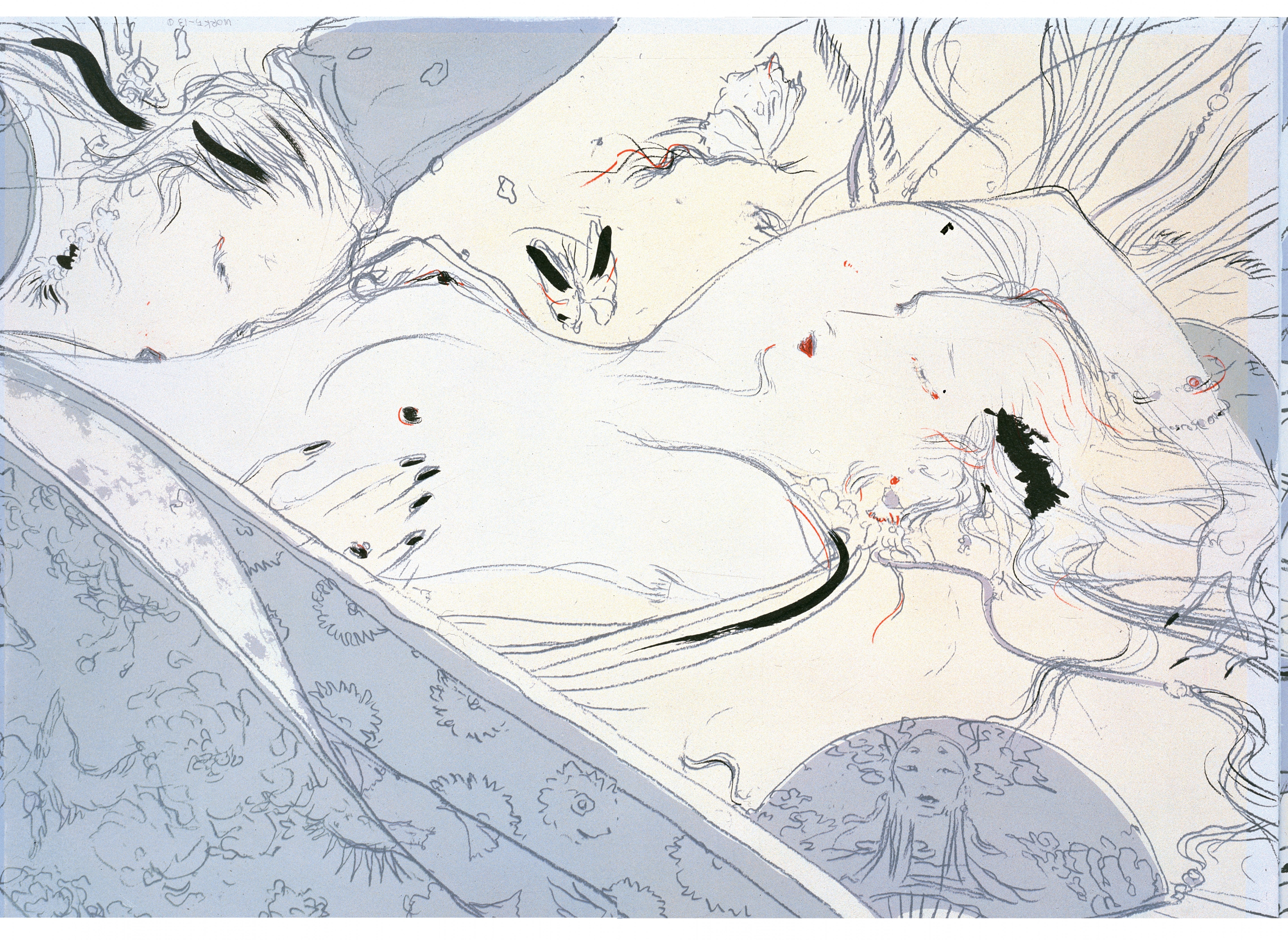 Read online Elegant Spirits: Amano's Tale of Genji and Fairies comic -  Issue # TPB - 40