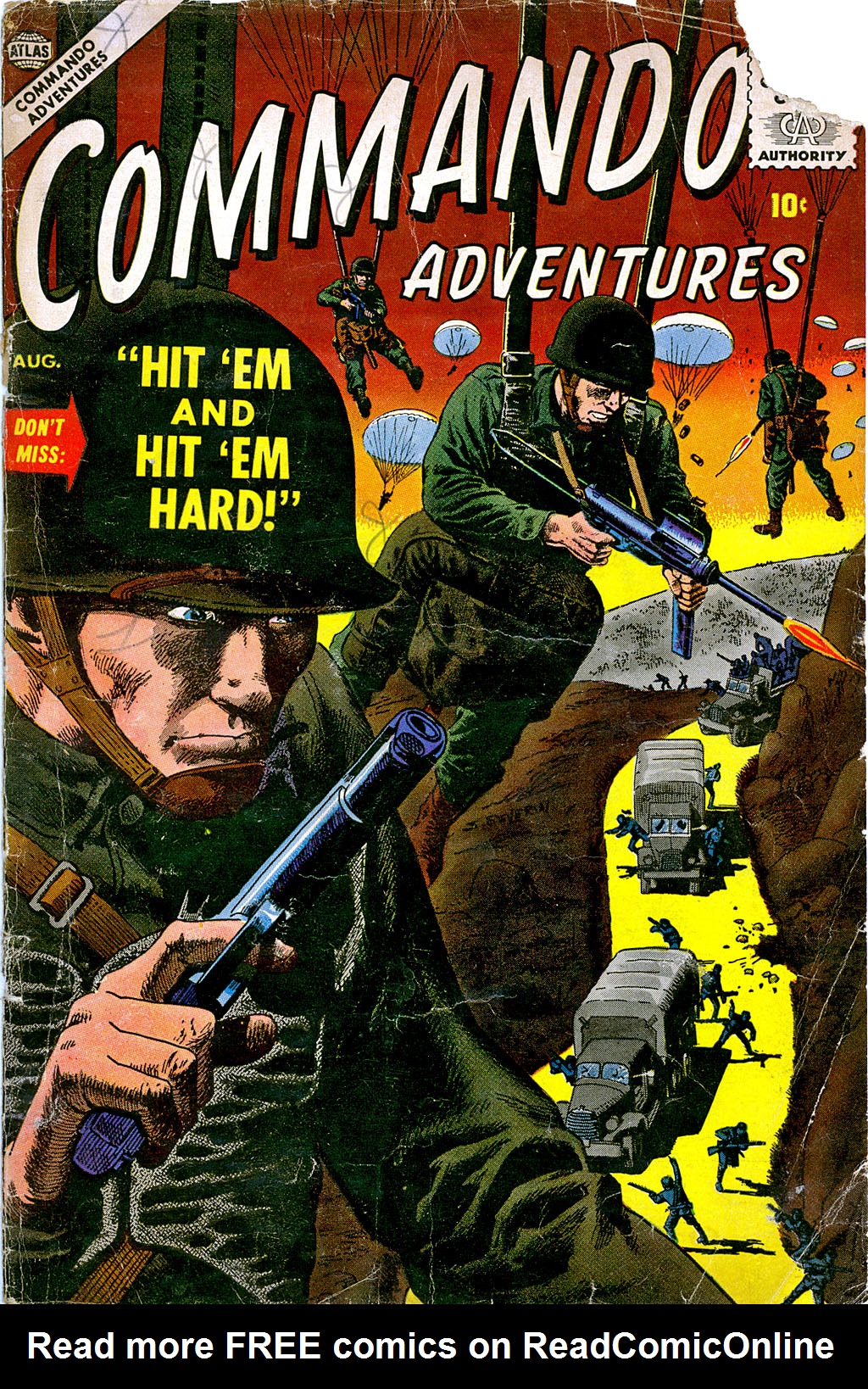 Read online Commando Adventures comic -  Issue #2 - 1