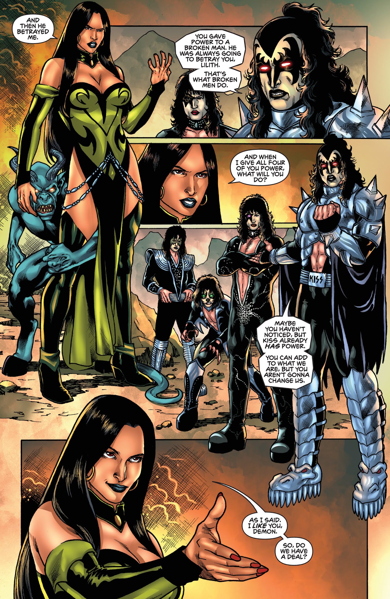 Read online KISS: Blood and Stardust comic -  Issue #2 - 17