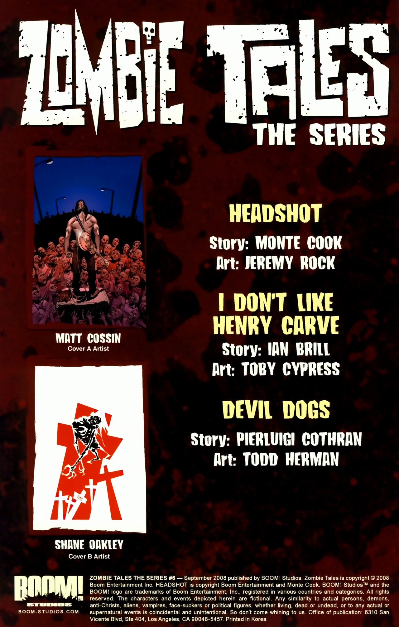 Read online Zombie Tales: The Series comic -  Issue #6 - 2