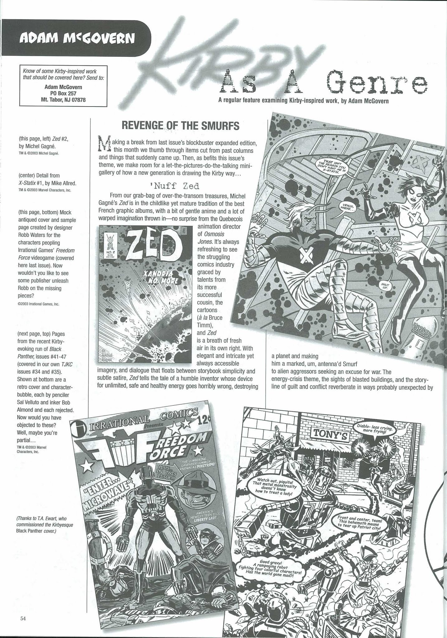 Read online The Jack Kirby Collector comic -  Issue #37 - 57