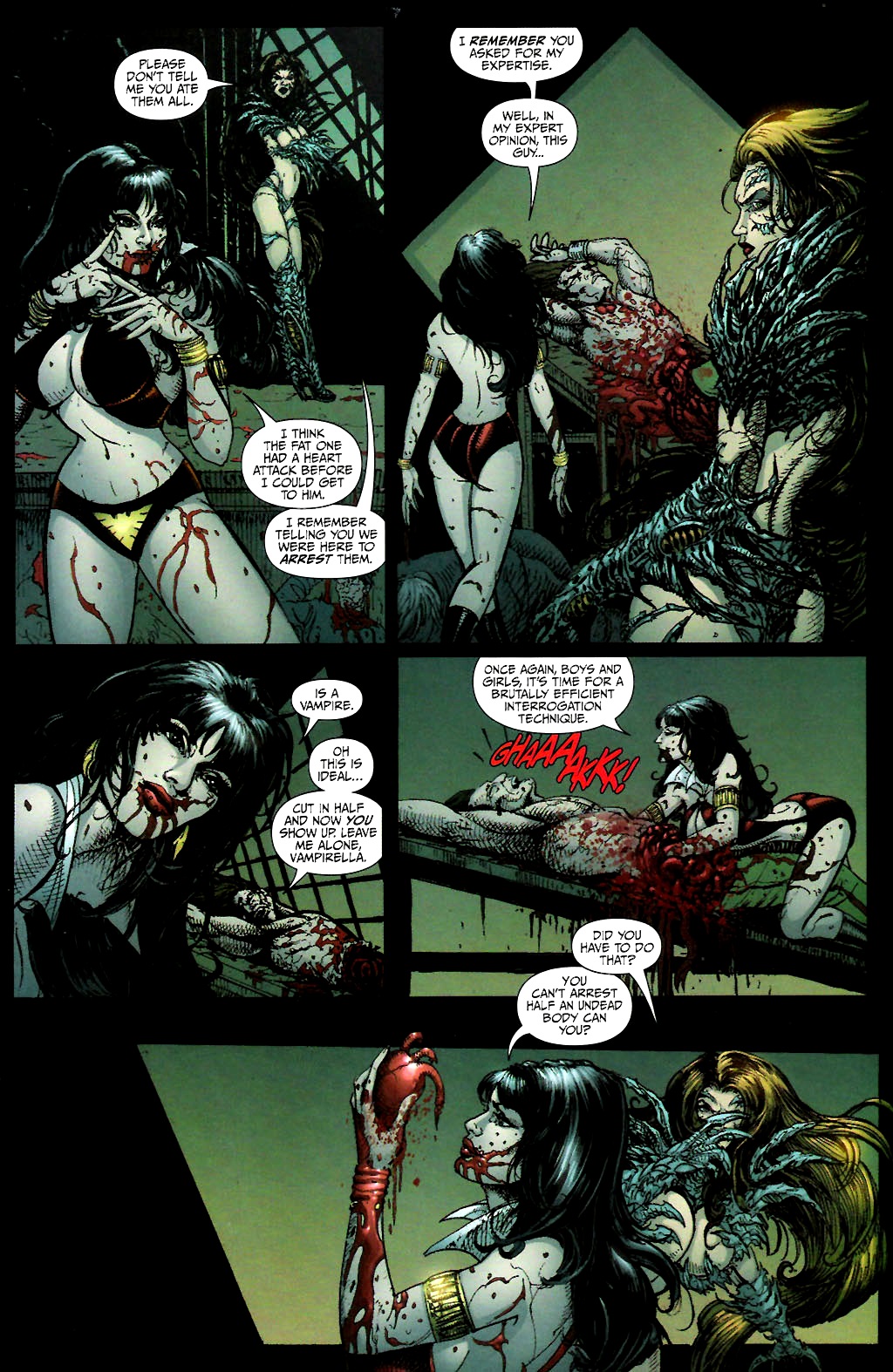Read online Vampirella/Witchblade: The Feast comic -  Issue # Full - 7