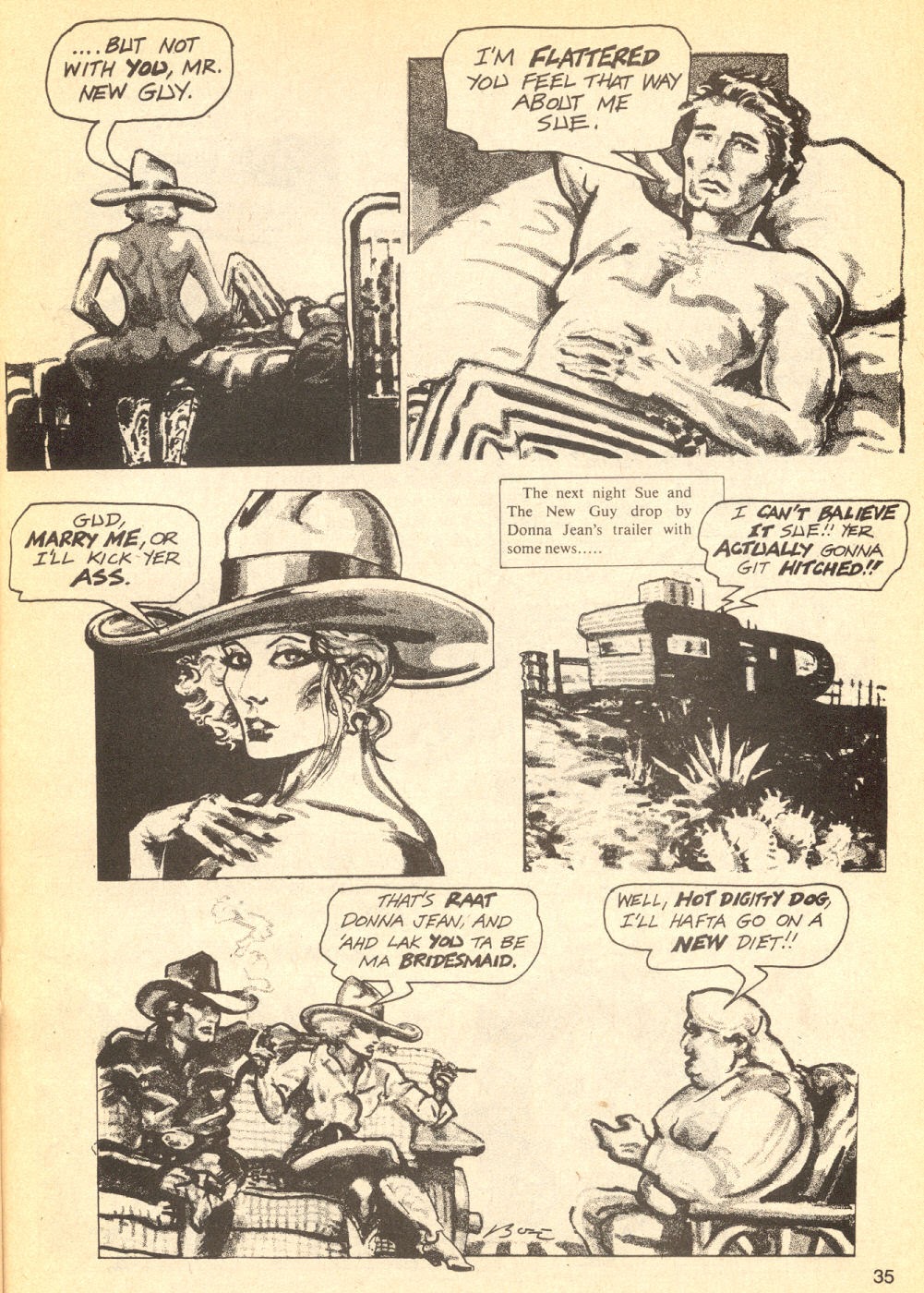 Read online Honkytonk Sue comic -  Issue #4 - 37
