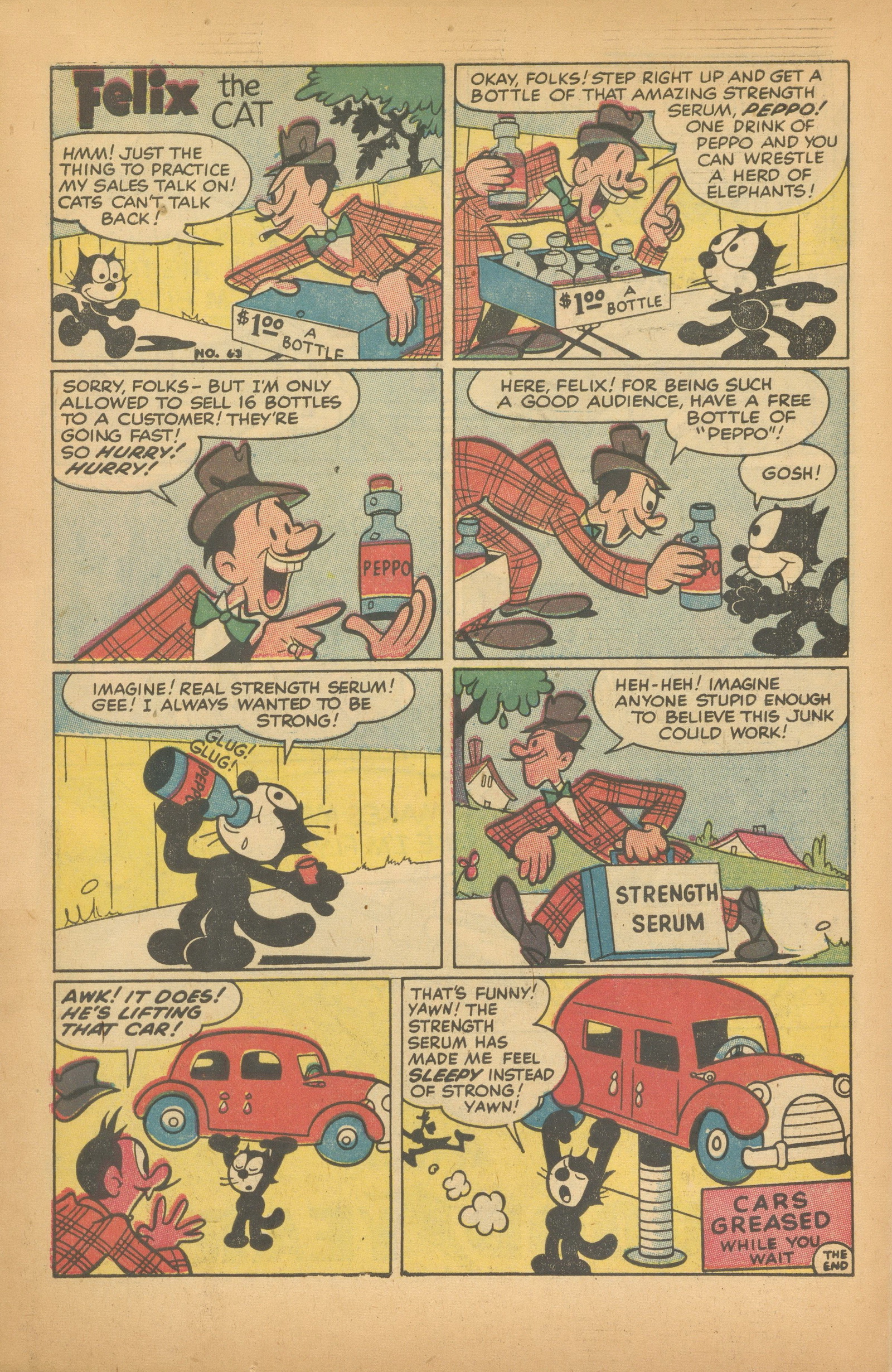 Read online Felix the Cat (1955) comic -  Issue #63 - 3