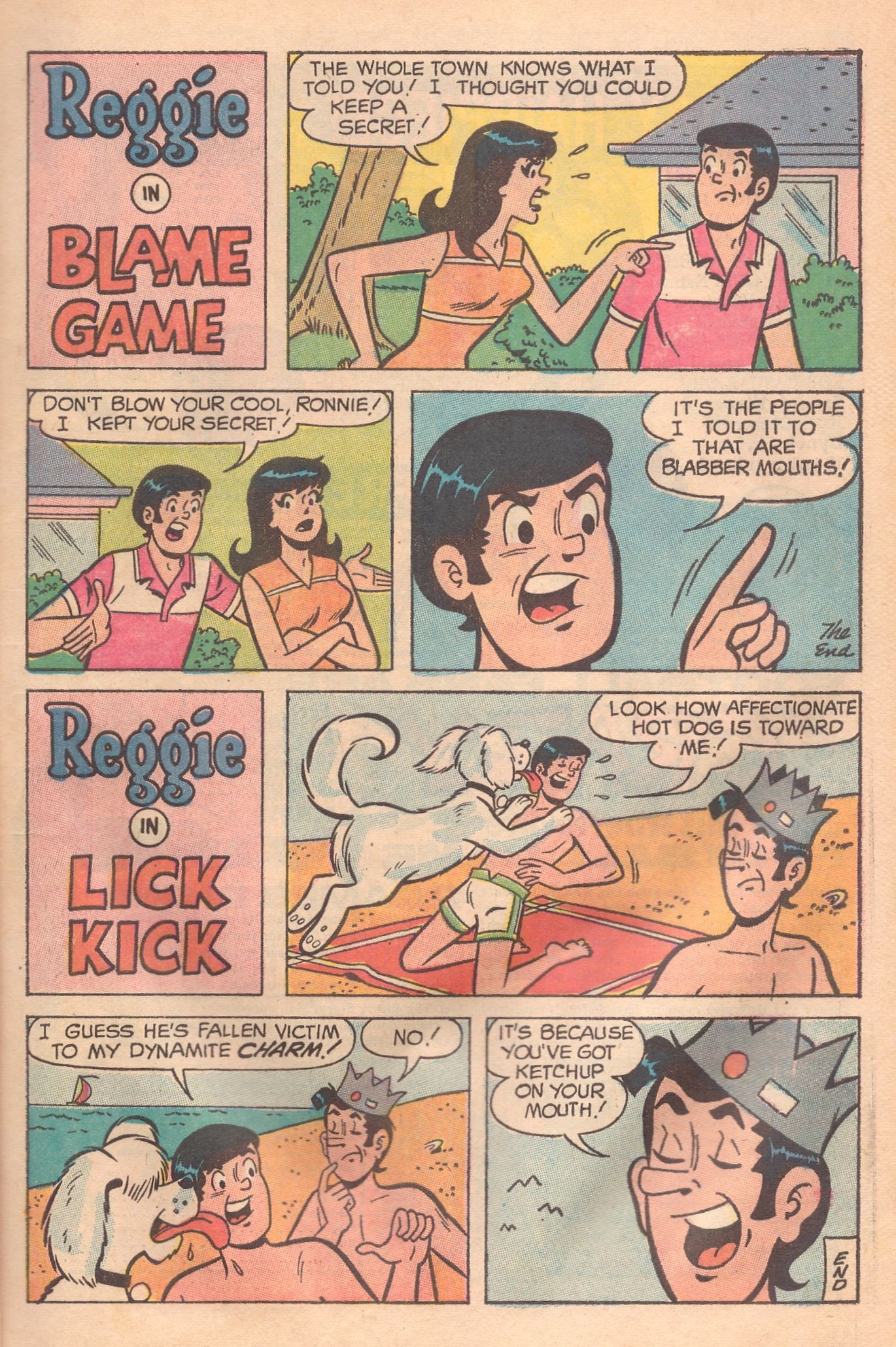 Read online Reggie's Wise Guy Jokes comic -  Issue #10 - 19