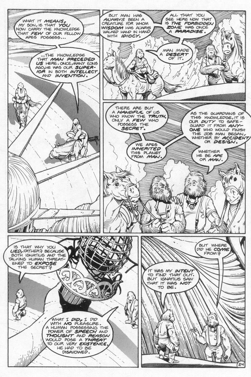 Read online Planet of the Apes: The Sins of the Father comic -  Issue # Full - 25