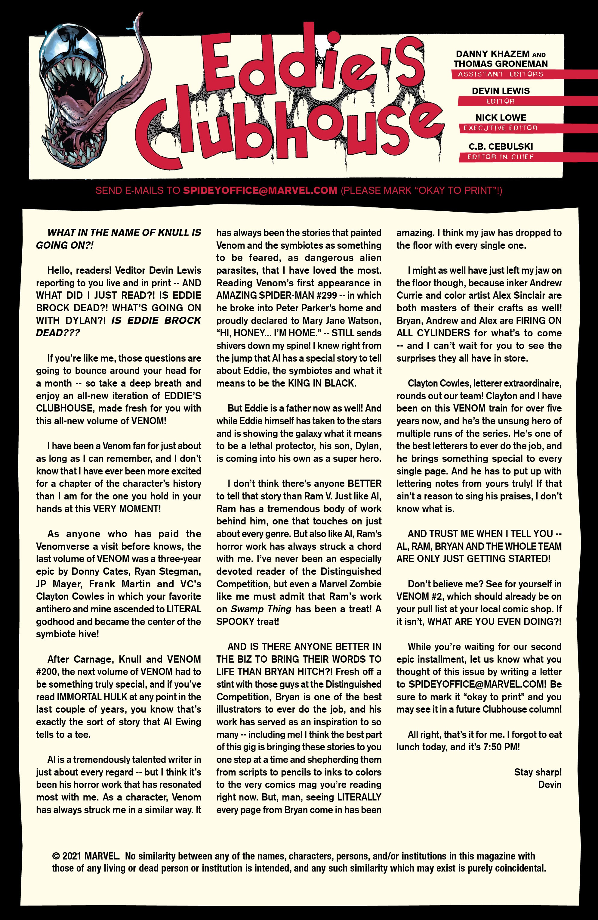 Read online Venom (2021) comic -  Issue #1 - 40