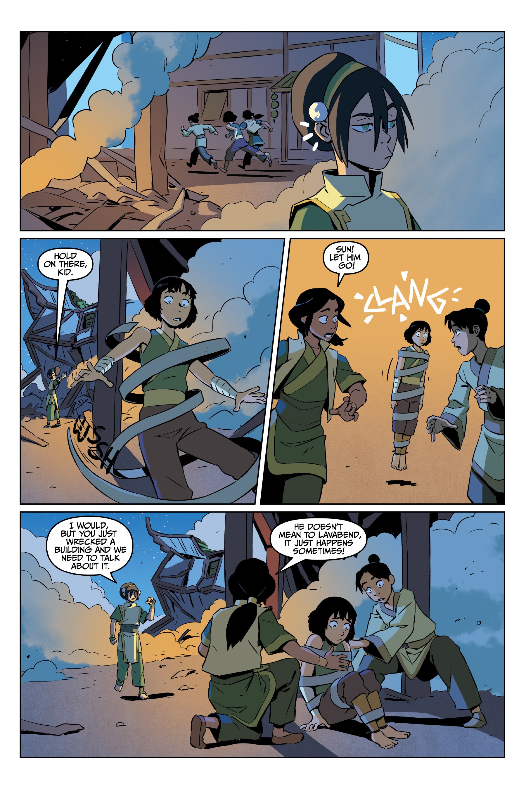 Read online Nickelodeon Avatar: The Last Airbender - Toph Beifong's Metalbending Academy comic -  Issue # TPB - 68