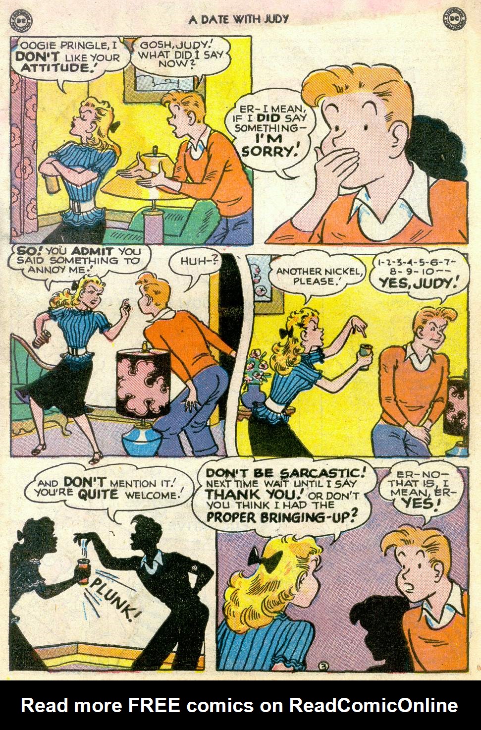 Read online A Date with Judy comic -  Issue #7 - 5