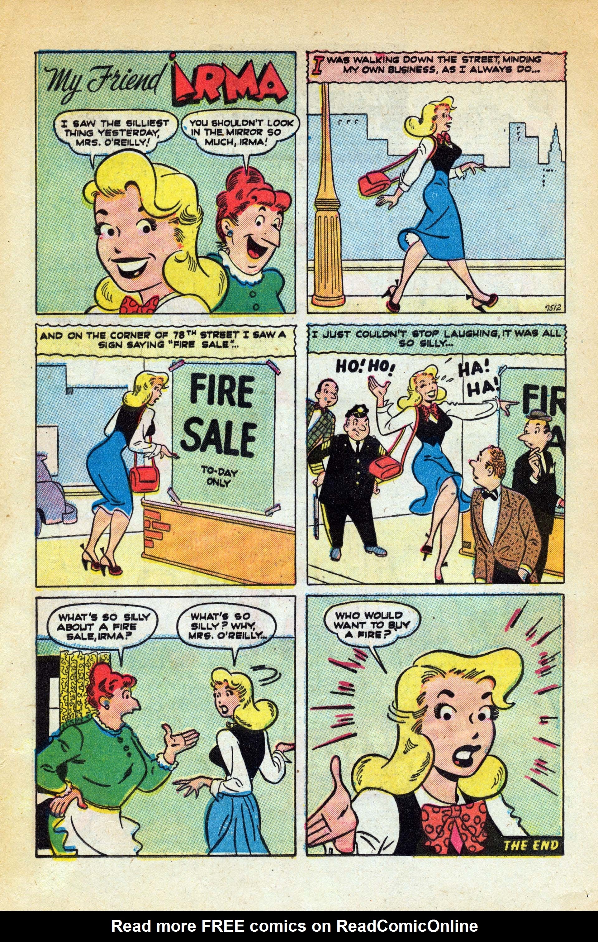 Read online My Friend Irma comic -  Issue #3 - 22