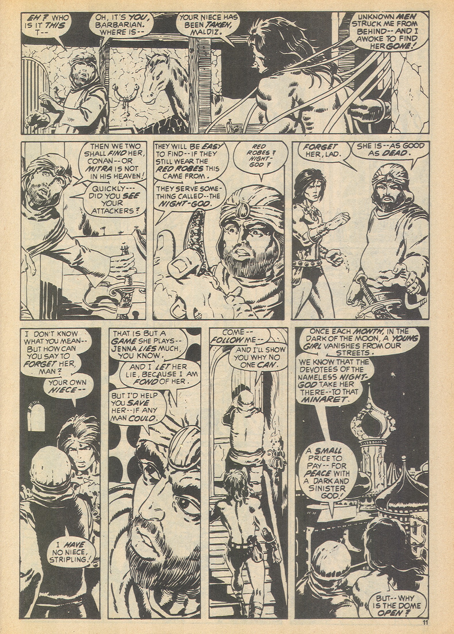 Read online The Savage Sword of Conan (1975) comic -  Issue #6 - 11