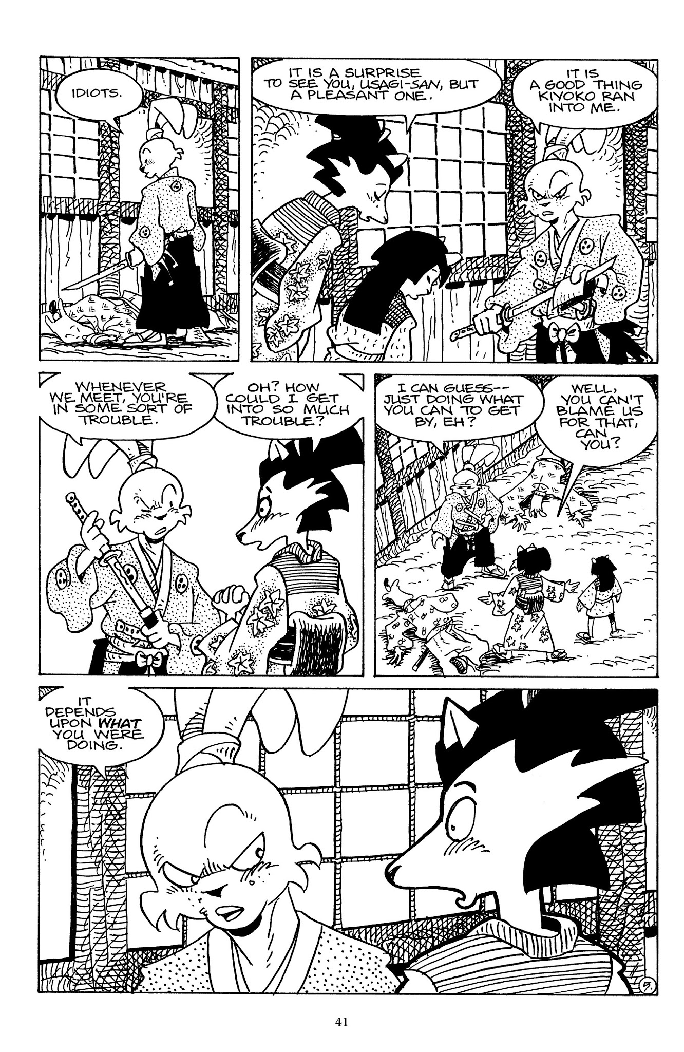 Read online The Usagi Yojimbo Saga comic -  Issue # TPB 7 - 40