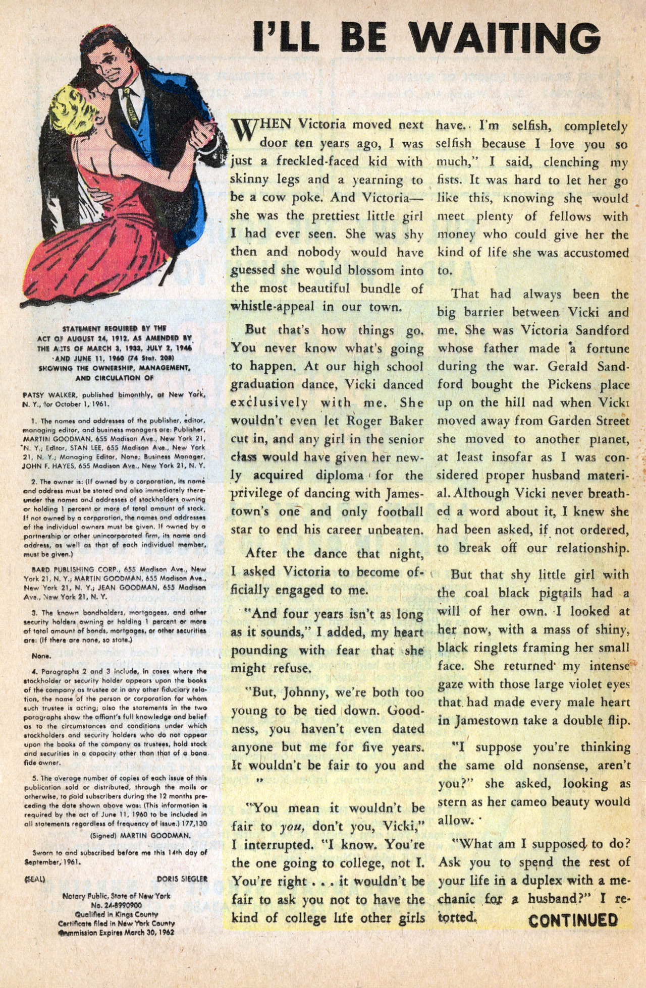 Read online Patsy Walker comic -  Issue #100 - 16