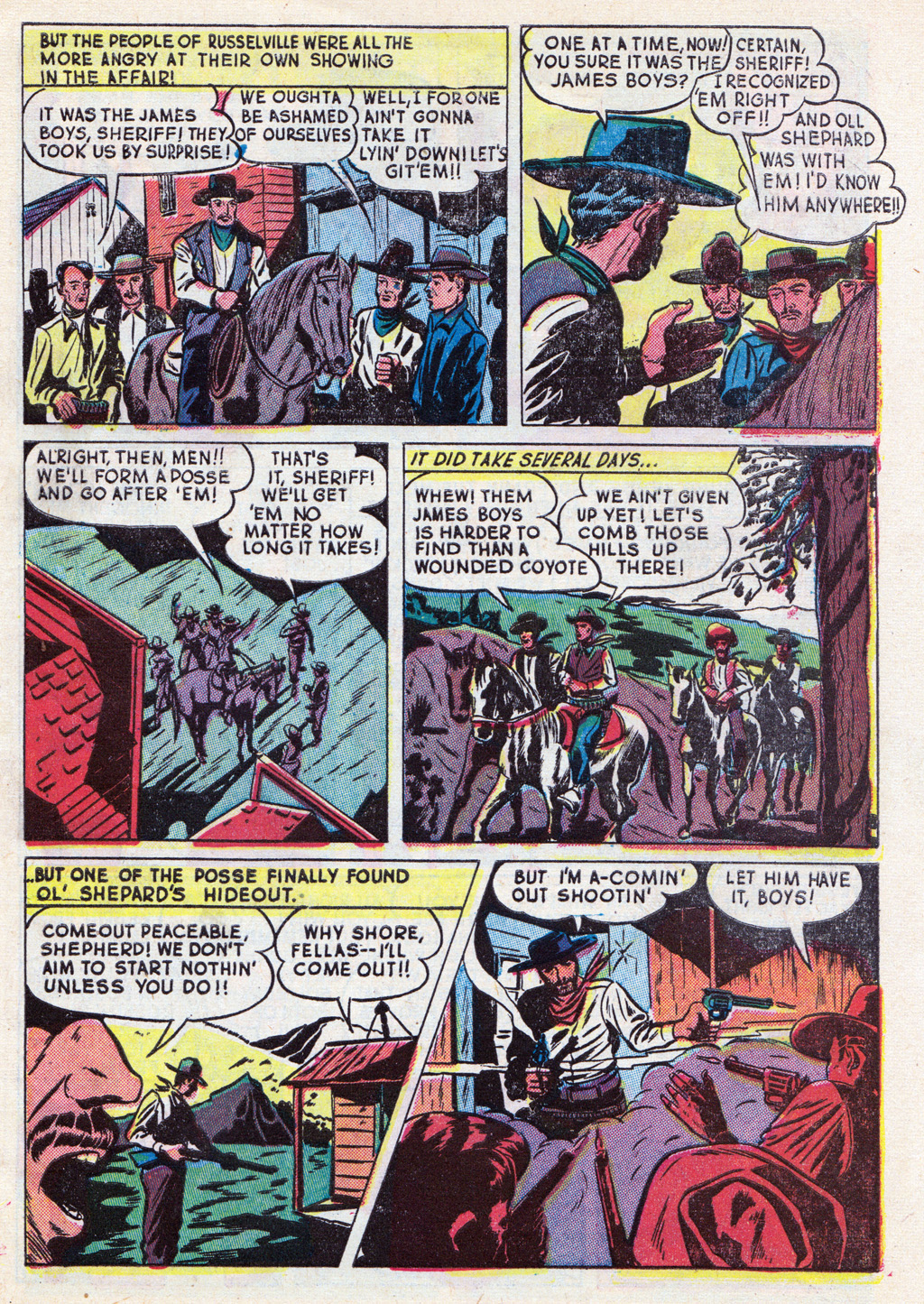 Read online Cowboy Western Comics (1948) comic -  Issue #18 - 5