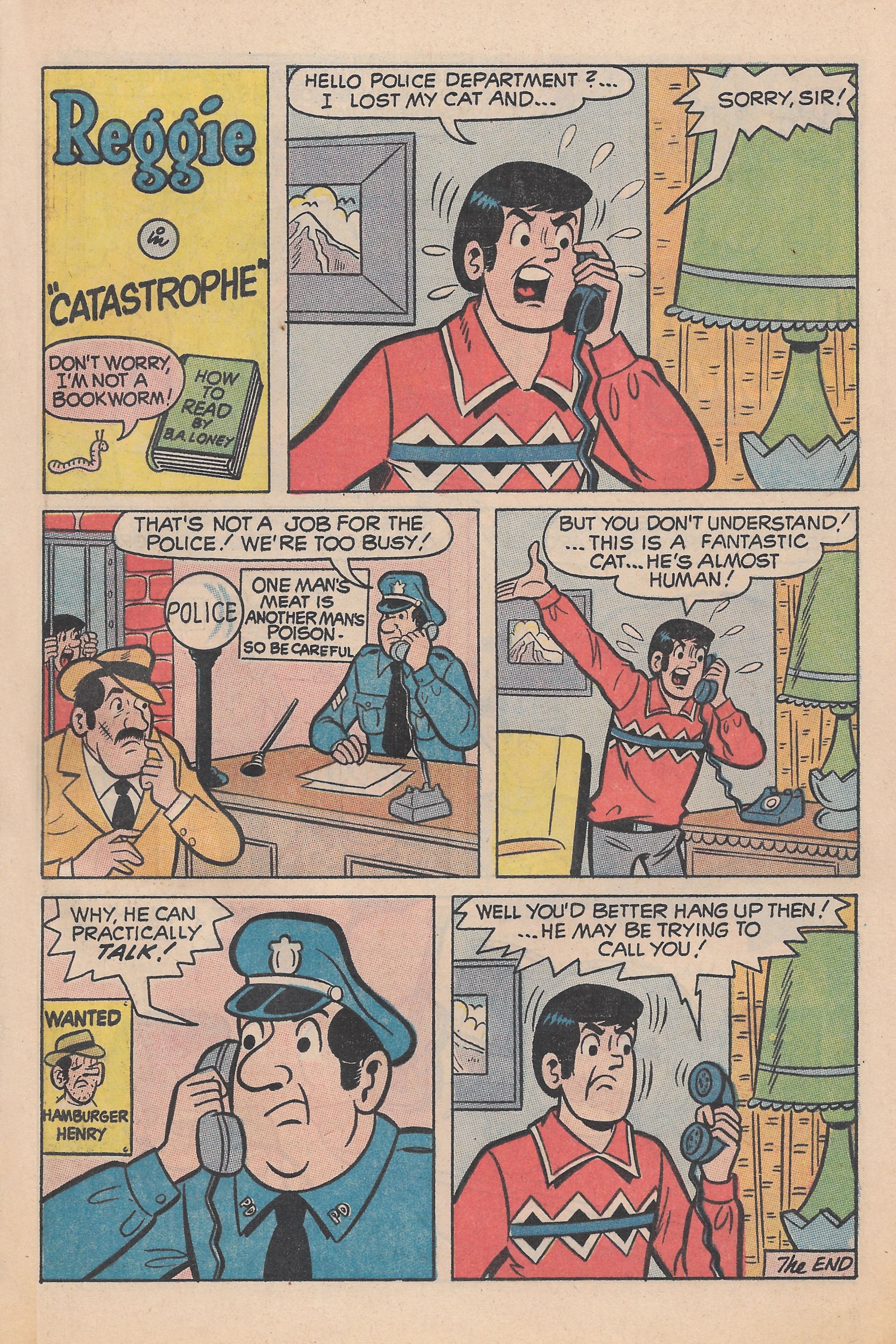Read online Reggie's Wise Guy Jokes comic -  Issue #13 - 57