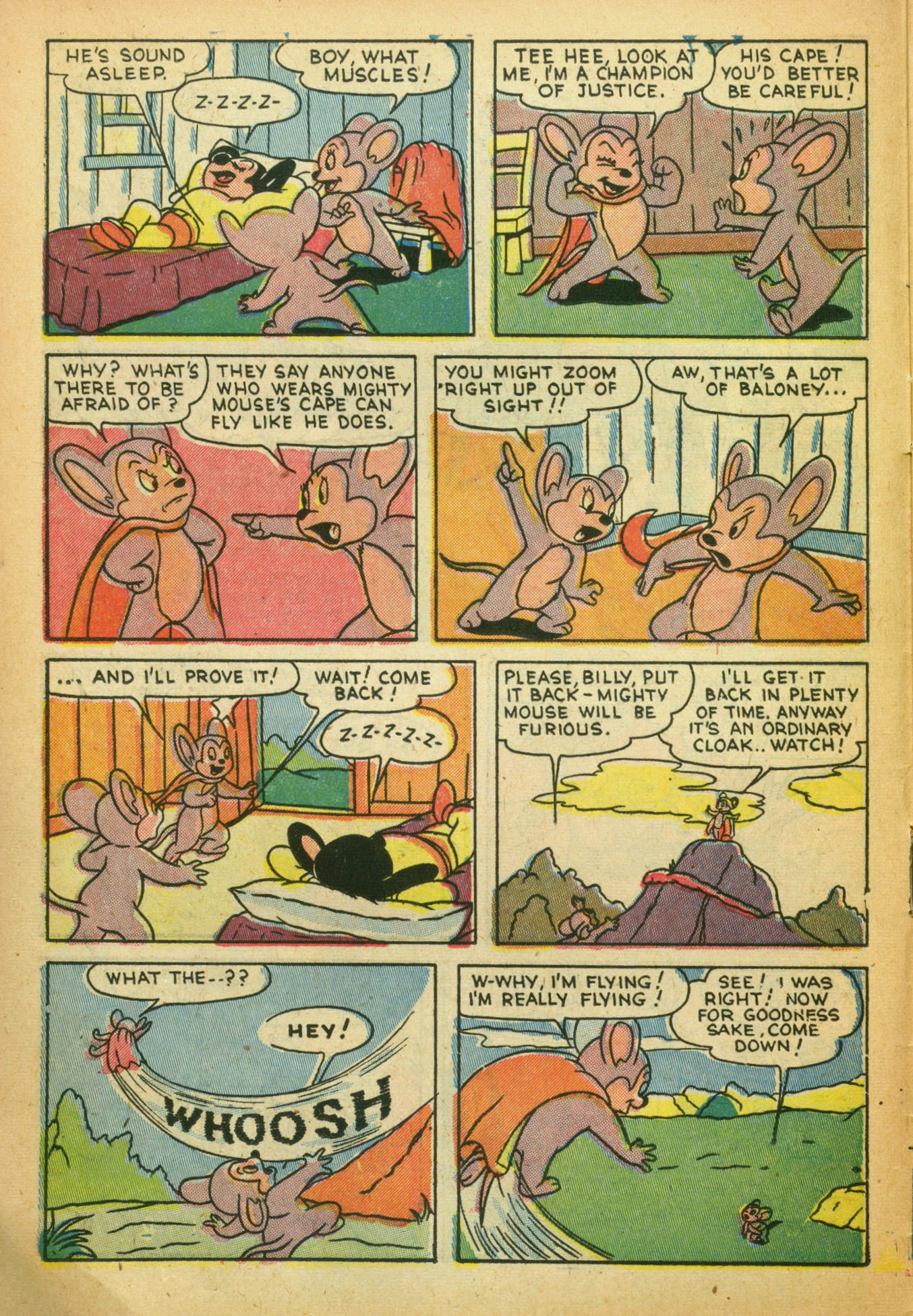Read online Paul Terry's Mighty Mouse Comics comic -  Issue #39 - 44