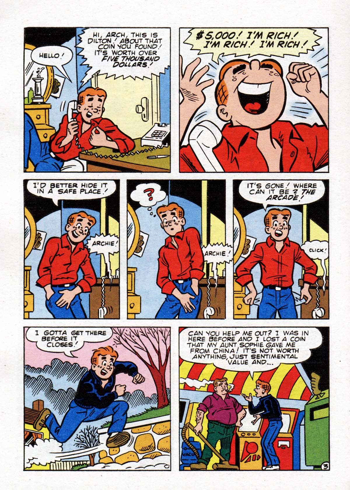 Read online Archie's Double Digest Magazine comic -  Issue #140 - 128