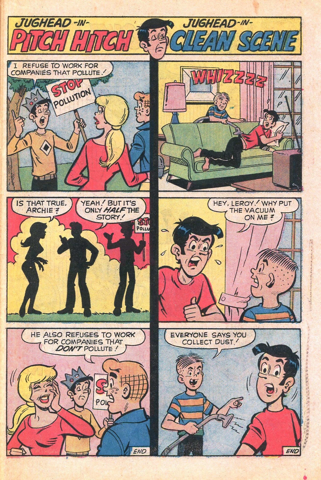 Read online Jughead's Jokes comic -  Issue #36 - 39