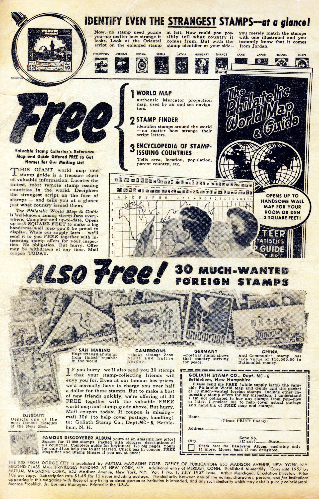 Read online The Kid From Dodge City comic -  Issue #1 - 2