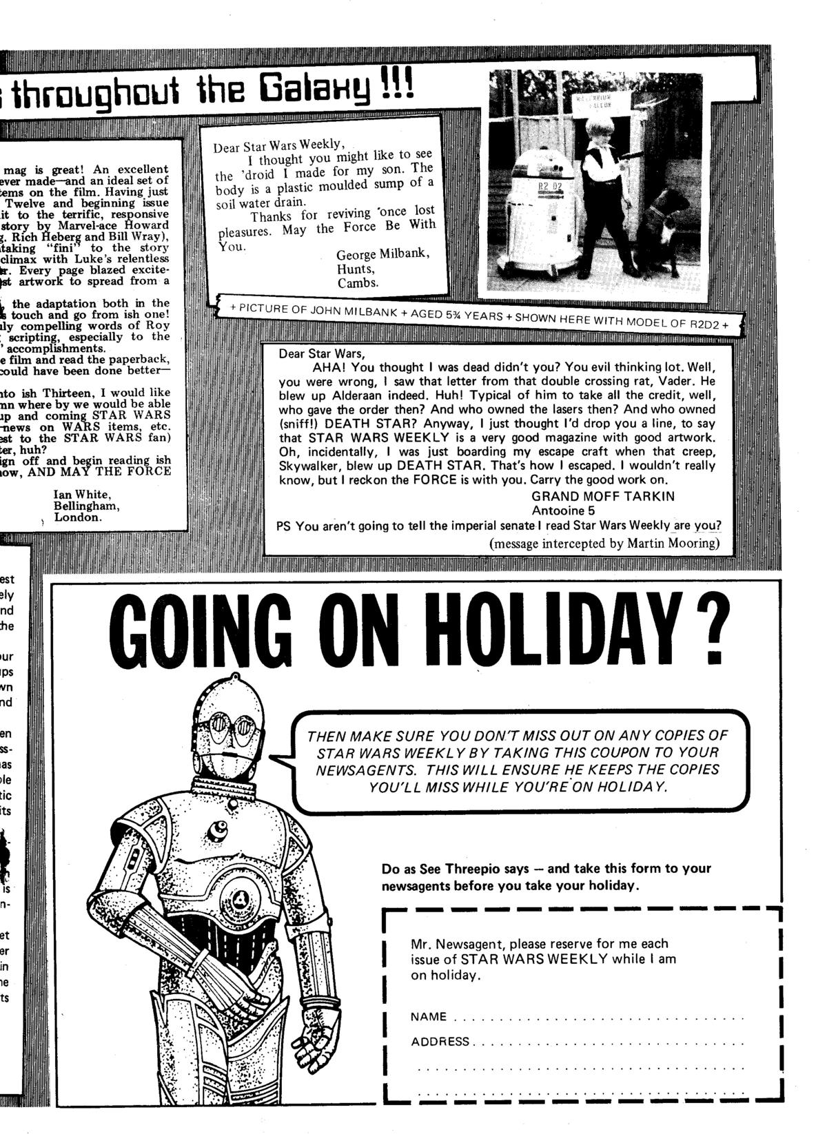 Read online Star Wars Weekly comic -  Issue #26 - 15