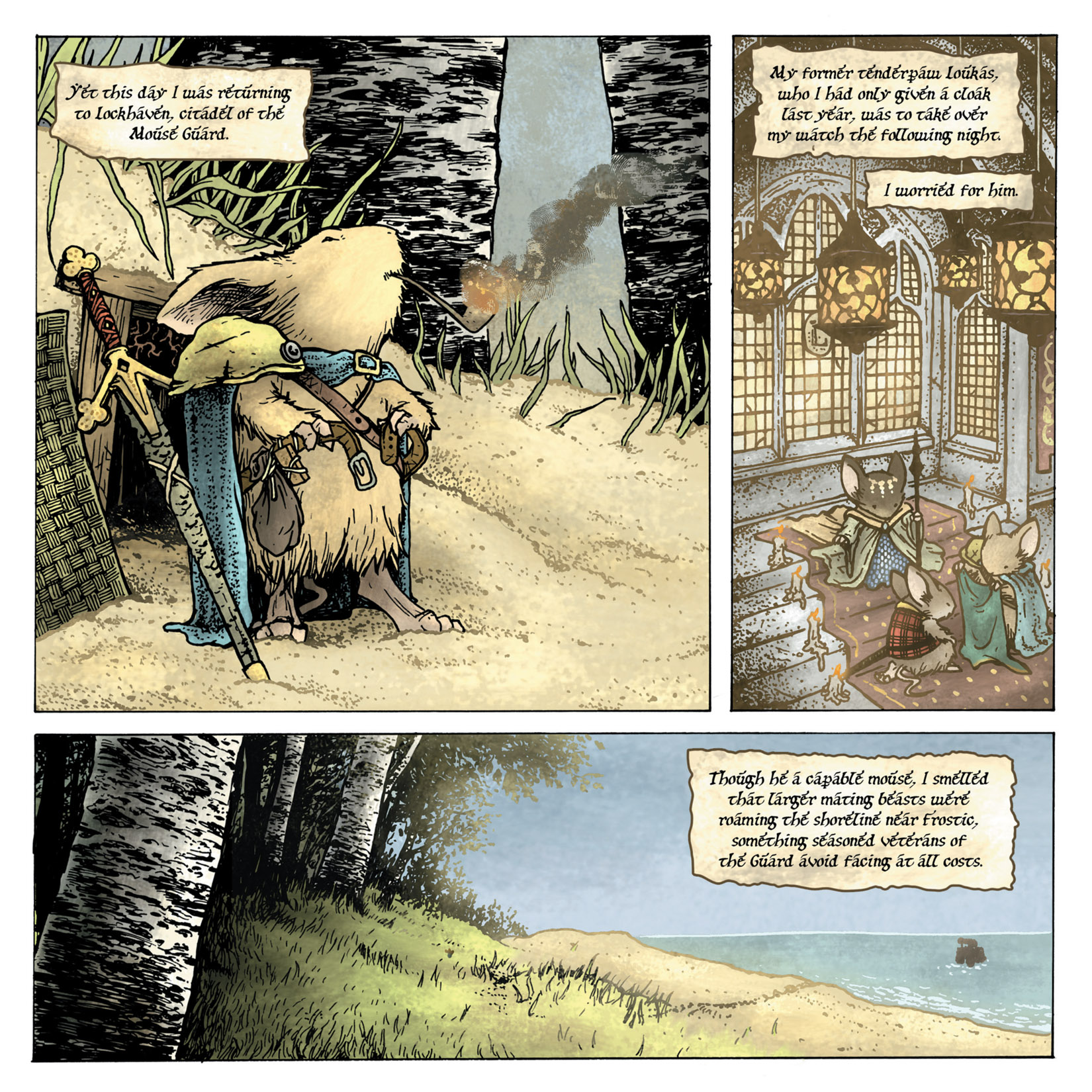 Read online Mouse Guard: The Black Axe comic -  Issue #1 - 6
