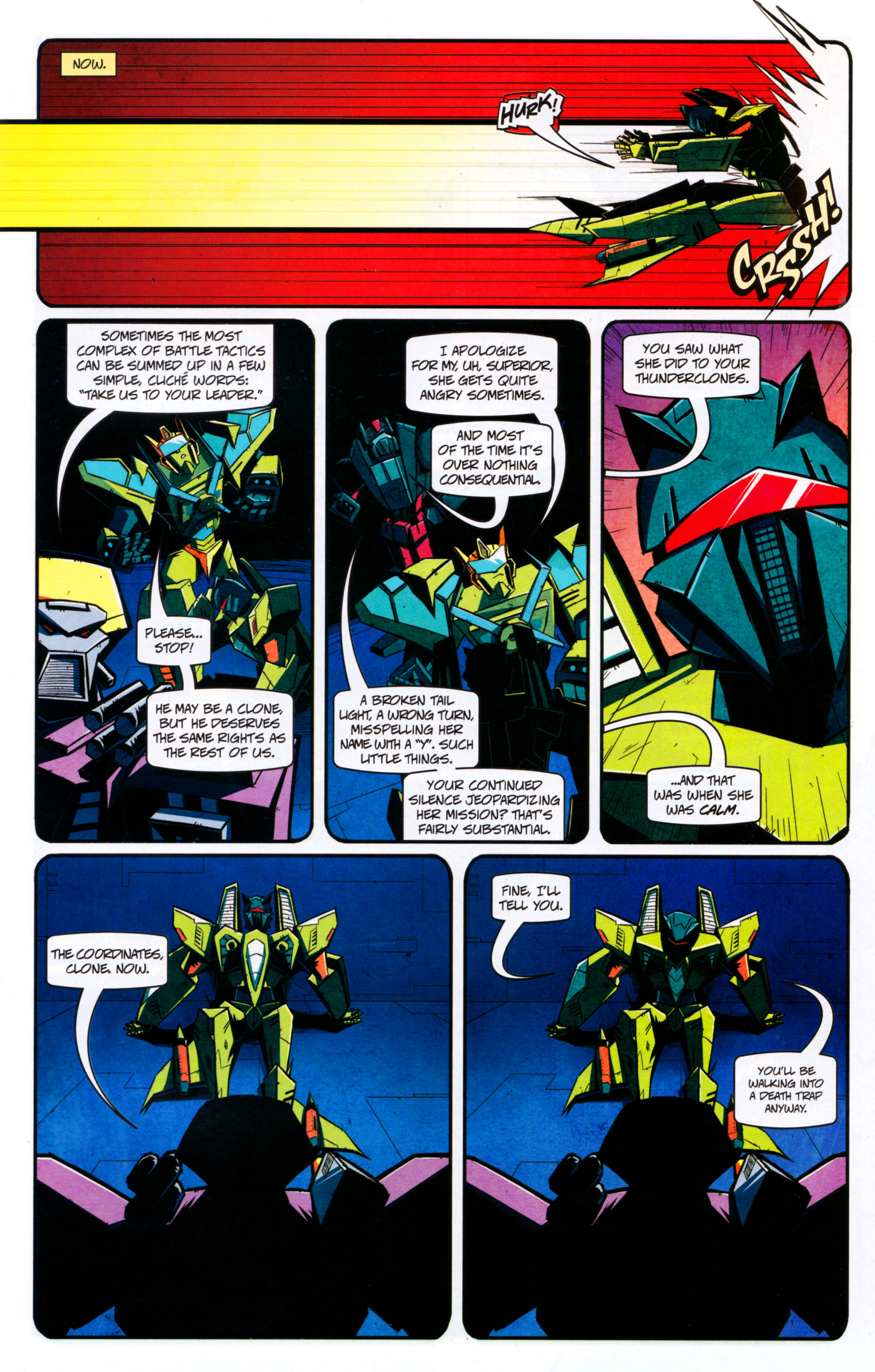 Read online Transformers: Timelines comic -  Issue #8 - 11