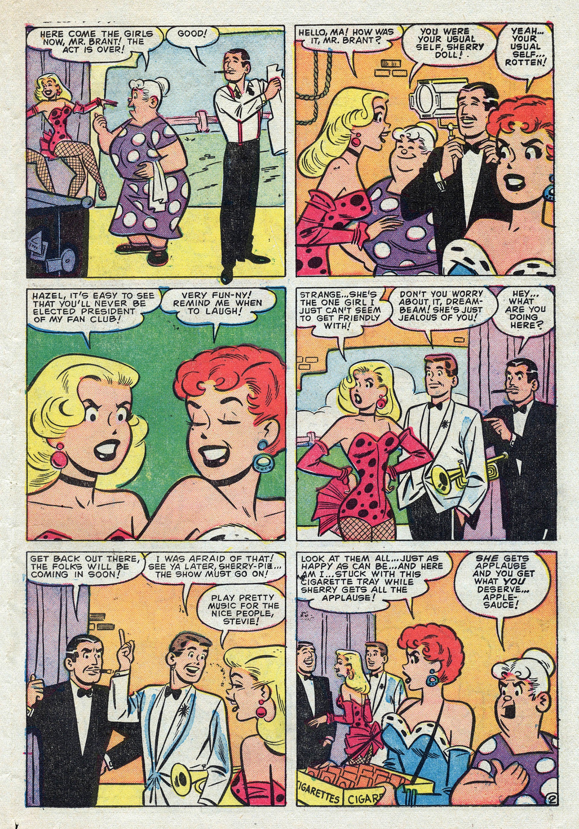 Read online Showgirls (1957) comic -  Issue #4 - 11