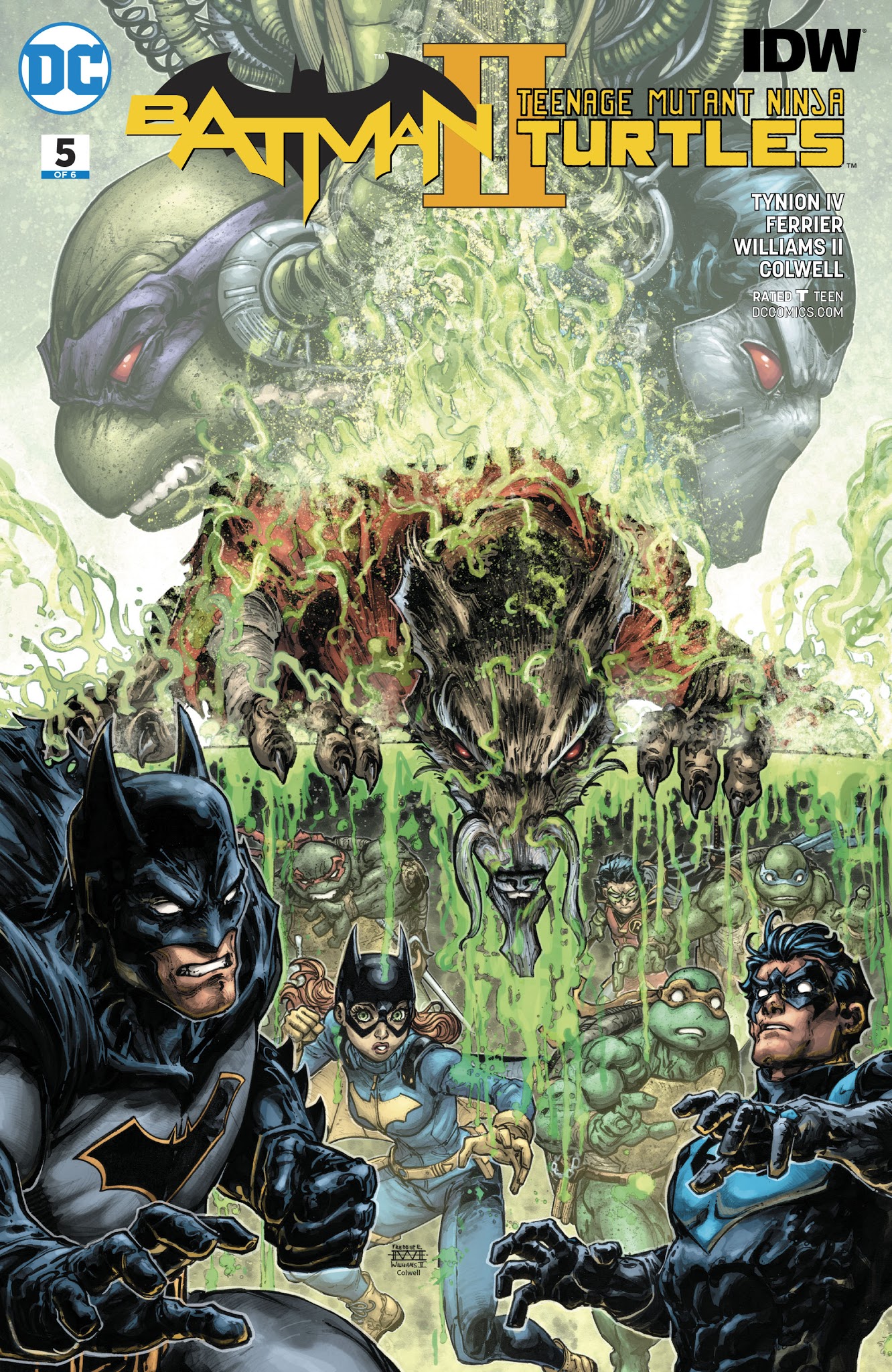 Read online Batman/Teenage Mutant Ninja Turtles II comic -  Issue #5 - 1