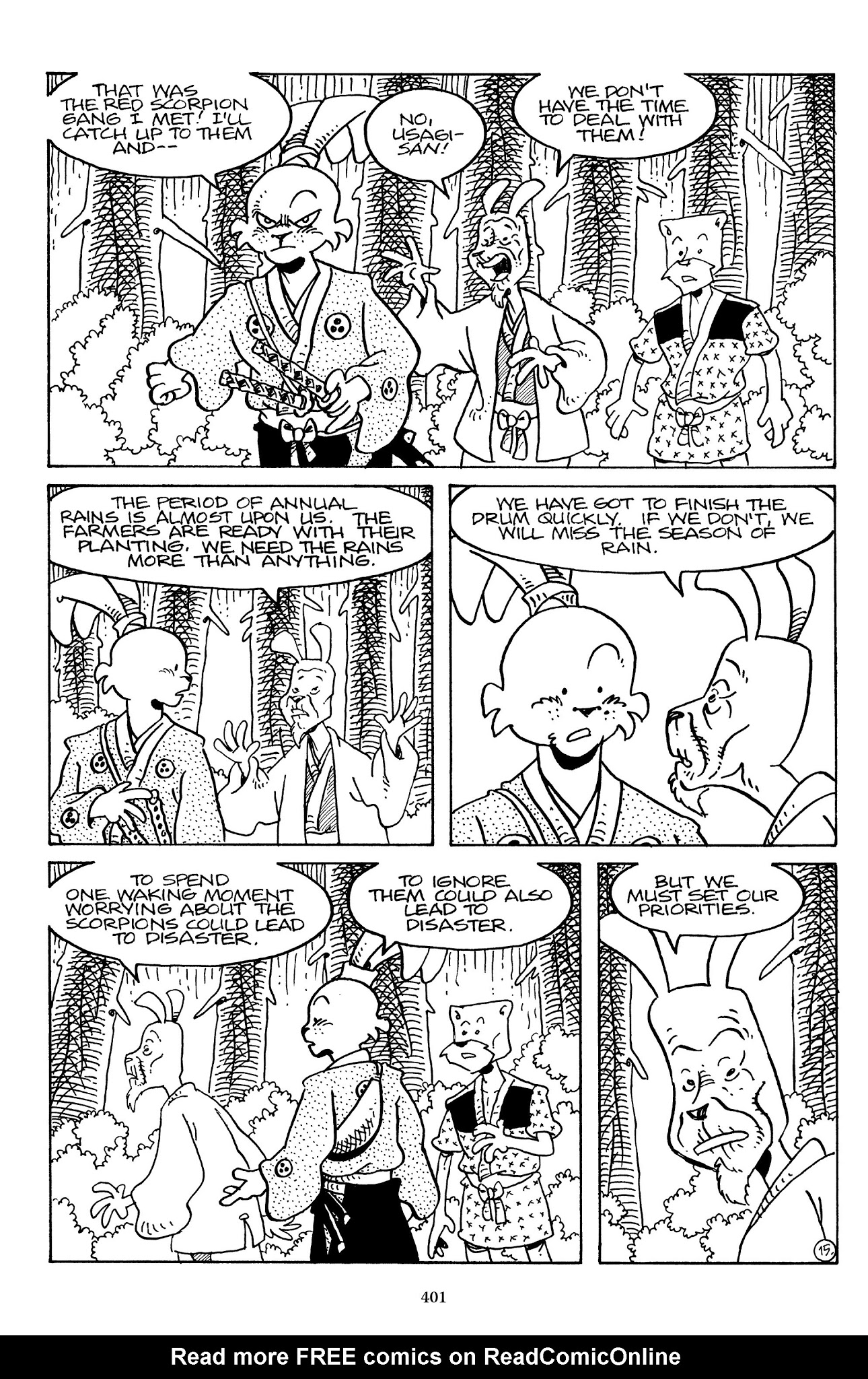Read online The Usagi Yojimbo Saga comic -  Issue # TPB 7 - 394