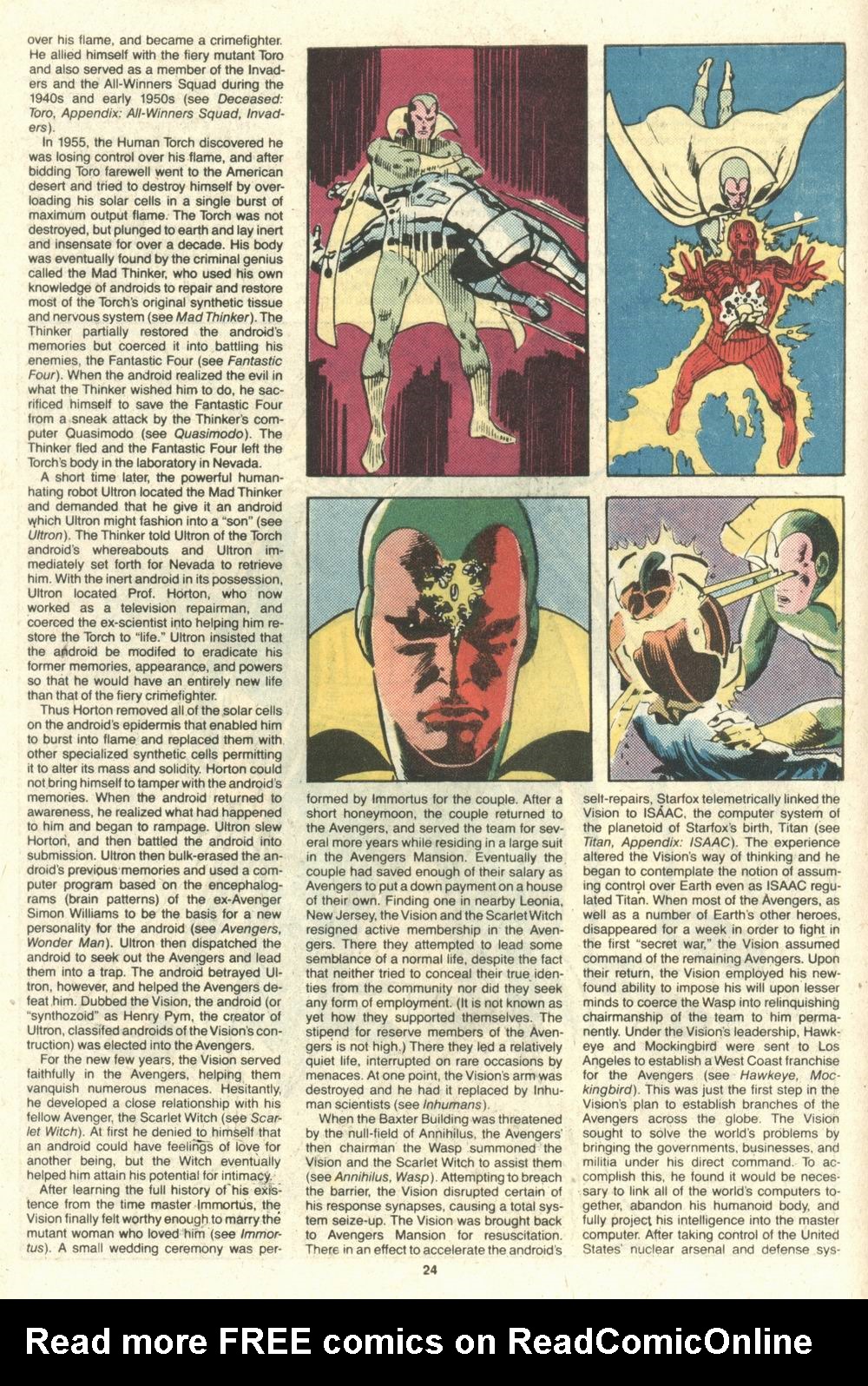 Read online The Official Handbook of the Marvel Universe Deluxe Edition comic -  Issue #14 - 26