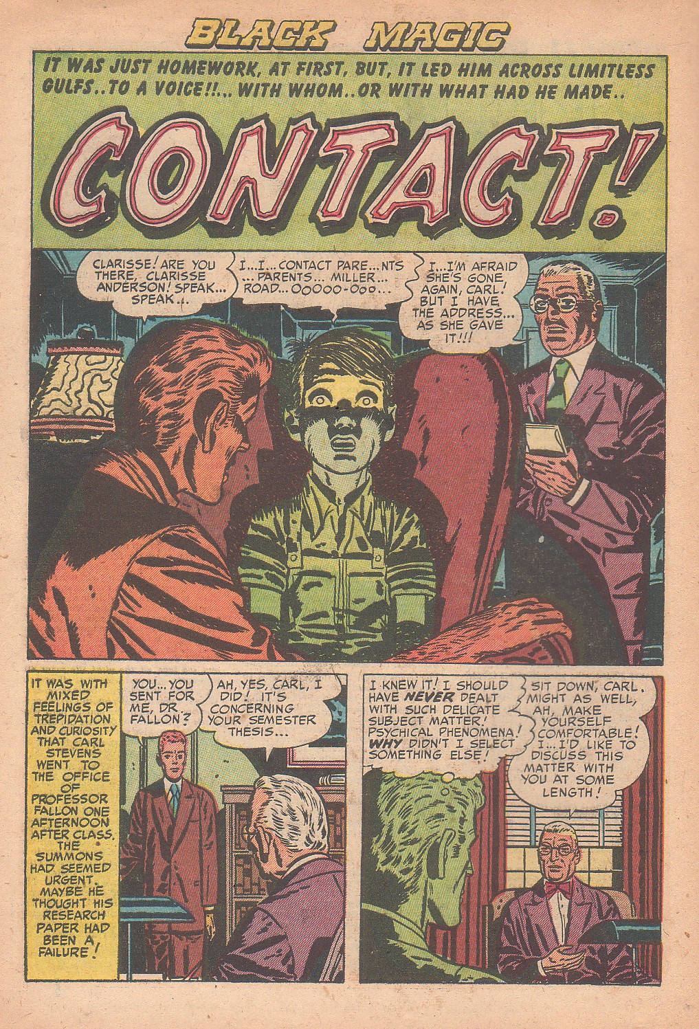 Read online Black Magic (1950) comic -  Issue #12 - 12