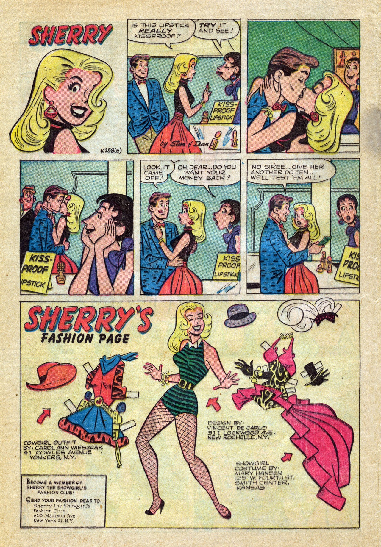 Read online Sherry the Showgirl (1956) comic -  Issue #2 - 24