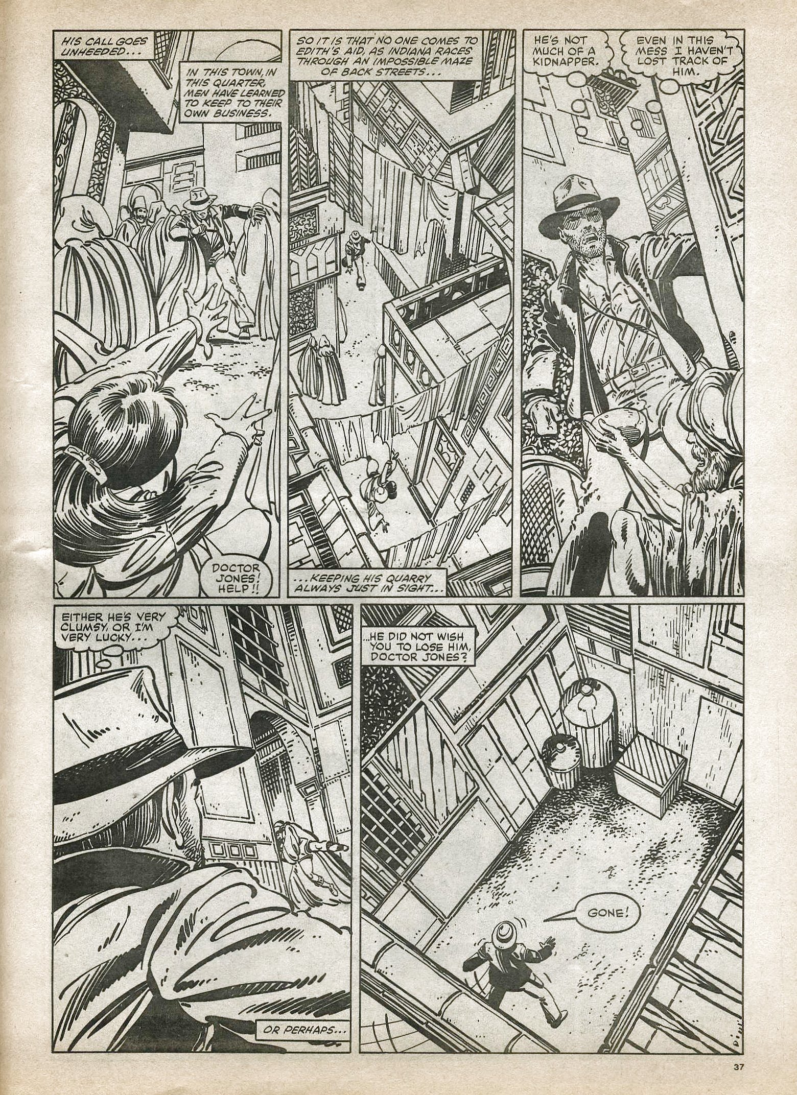 Read online Indiana Jones comic -  Issue #1 - 37