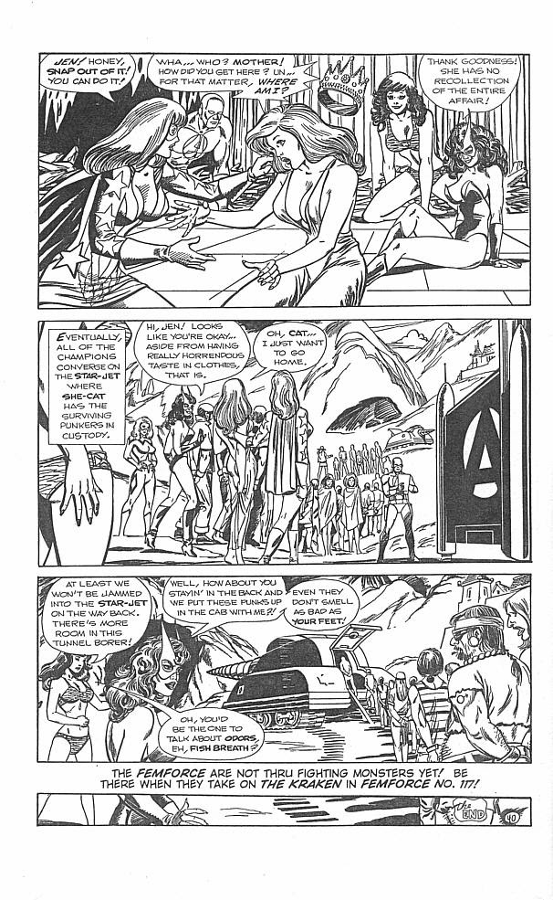 Read online FemForce Versus The Claw comic -  Issue # Full - 42