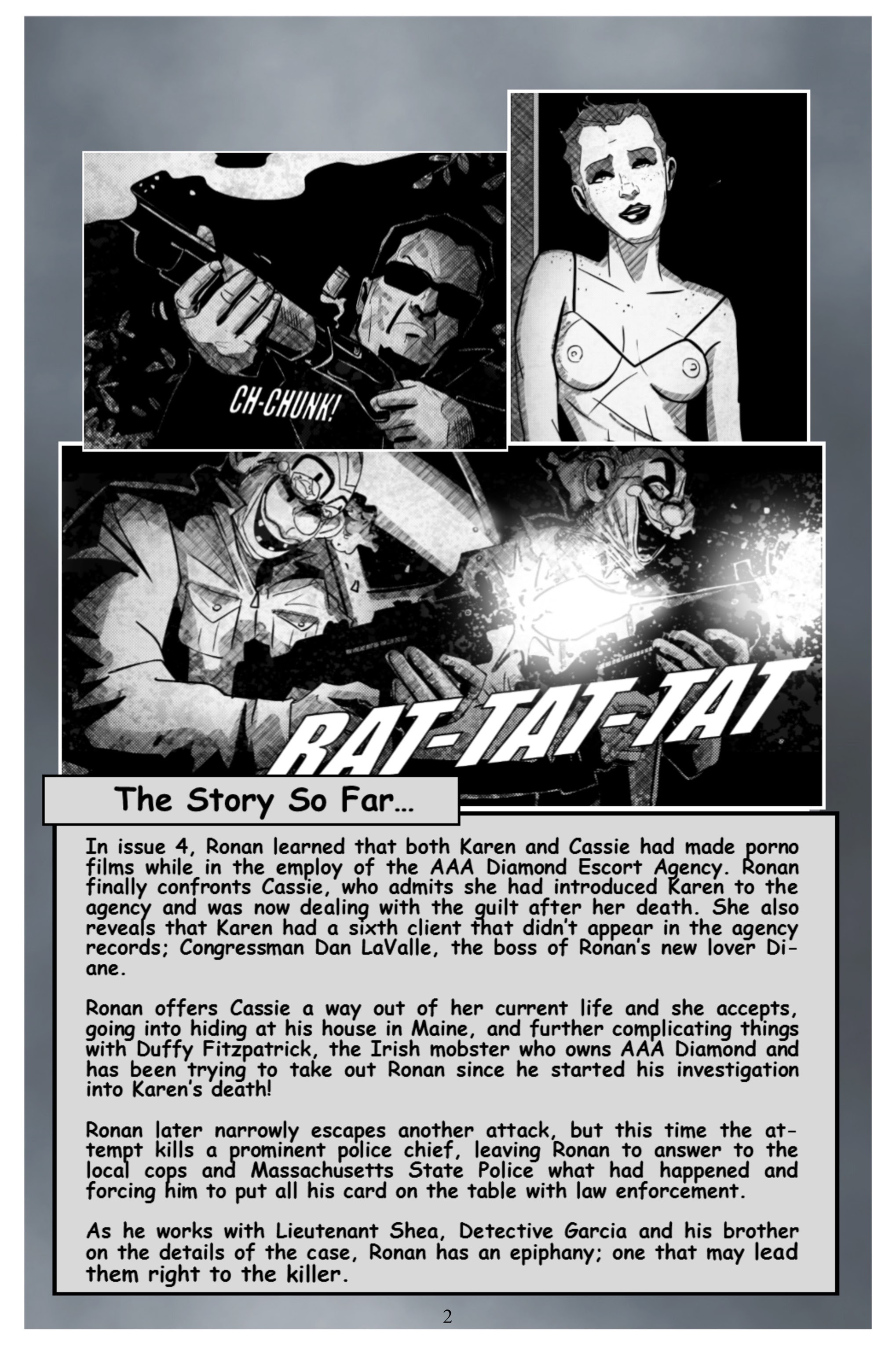 Read online Two Redheads & A Dead Blonde comic -  Issue #5 - 3